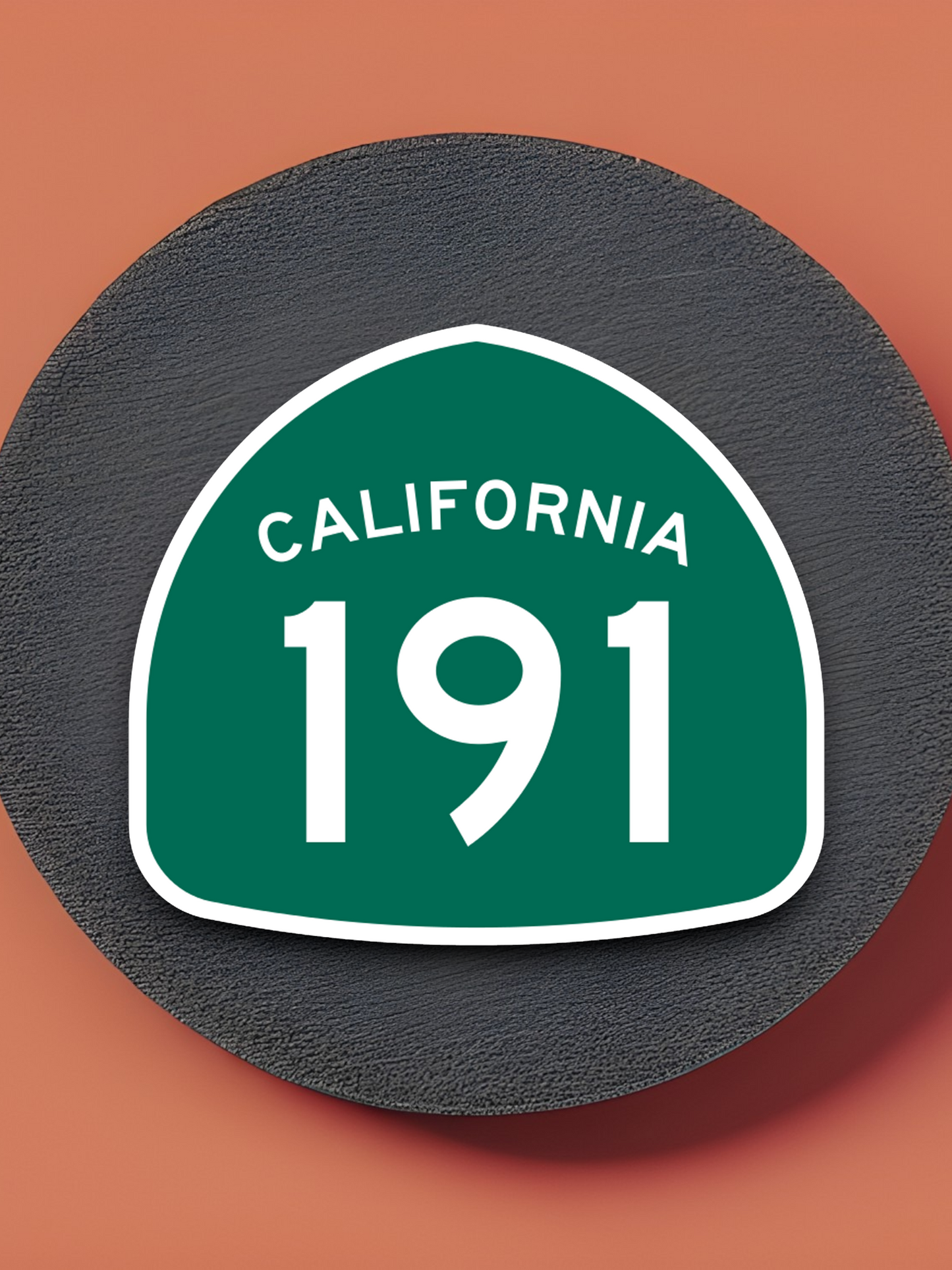 California State Route 191 Road Sign Sticker