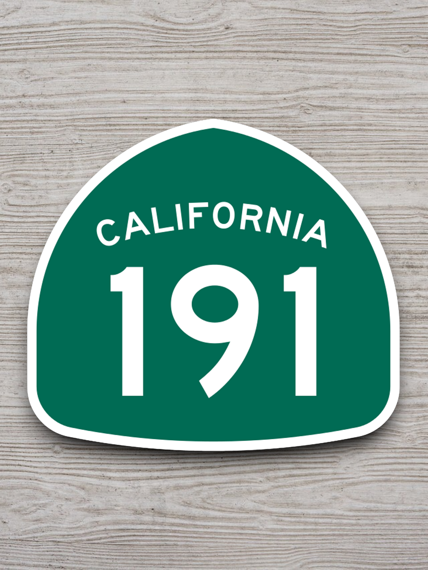 California State Route 191 Road Sign Sticker