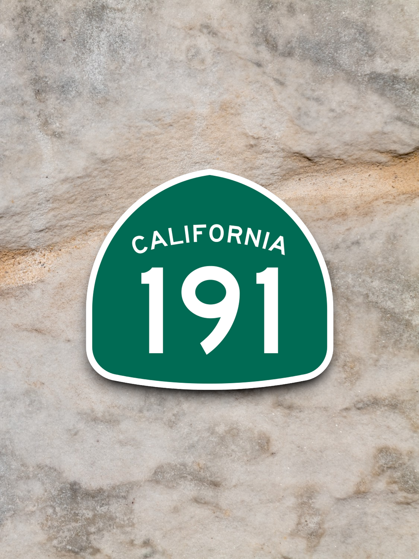 California State Route 191 Road Sign Sticker