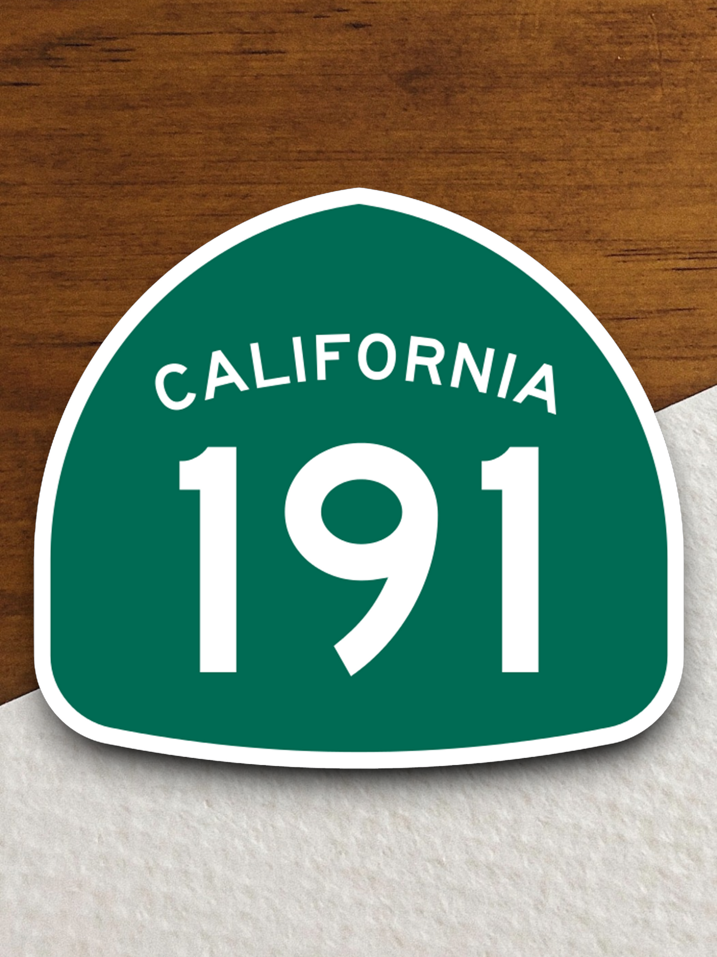 California State Route 191 Road Sign Sticker