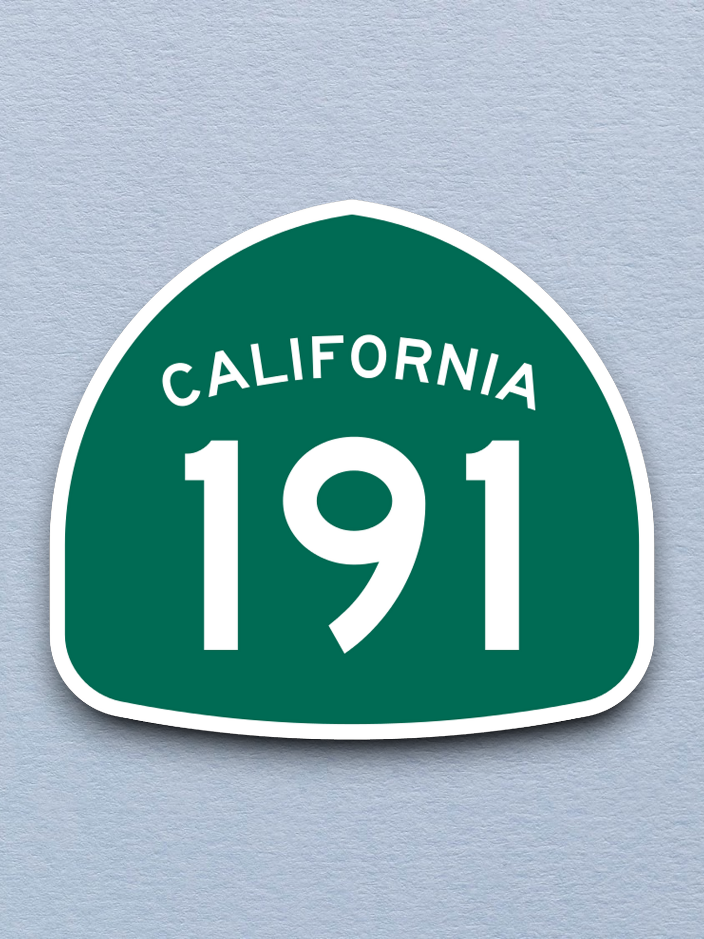 California State Route 191 Road Sign Sticker