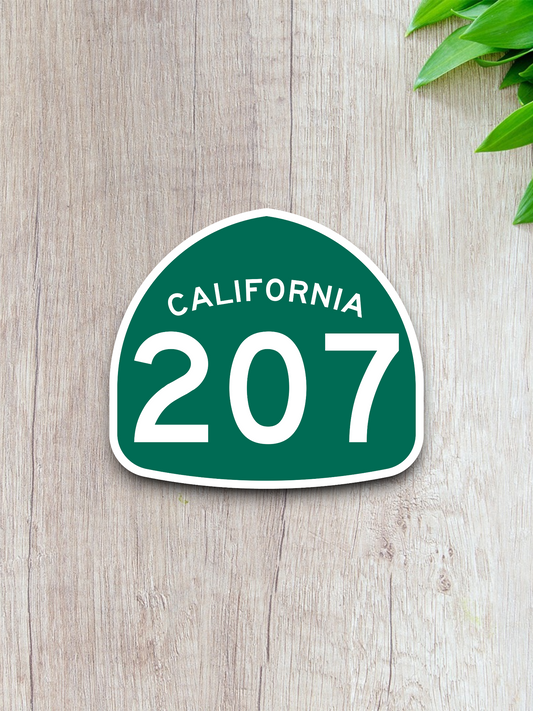 California State Route 207 Sticker