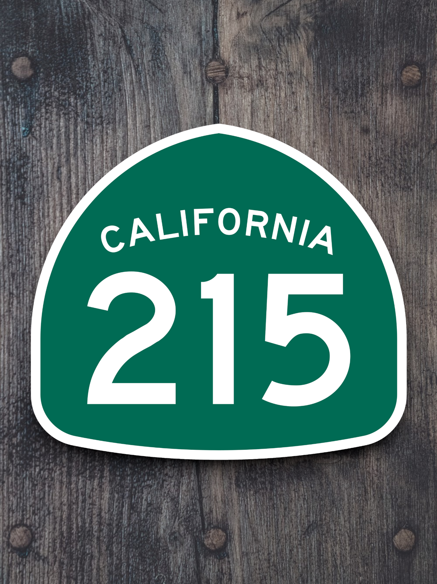 California State Route 215 Road Sign Sticker