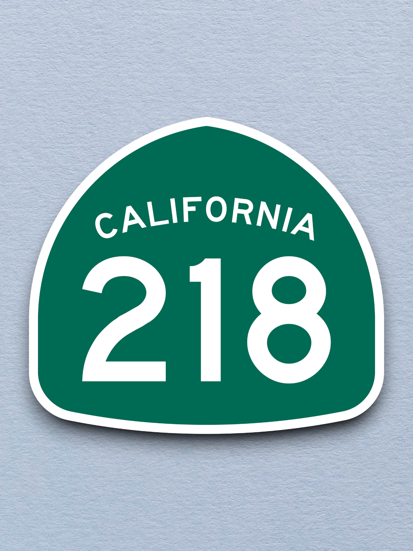California State Route 218 Sticker