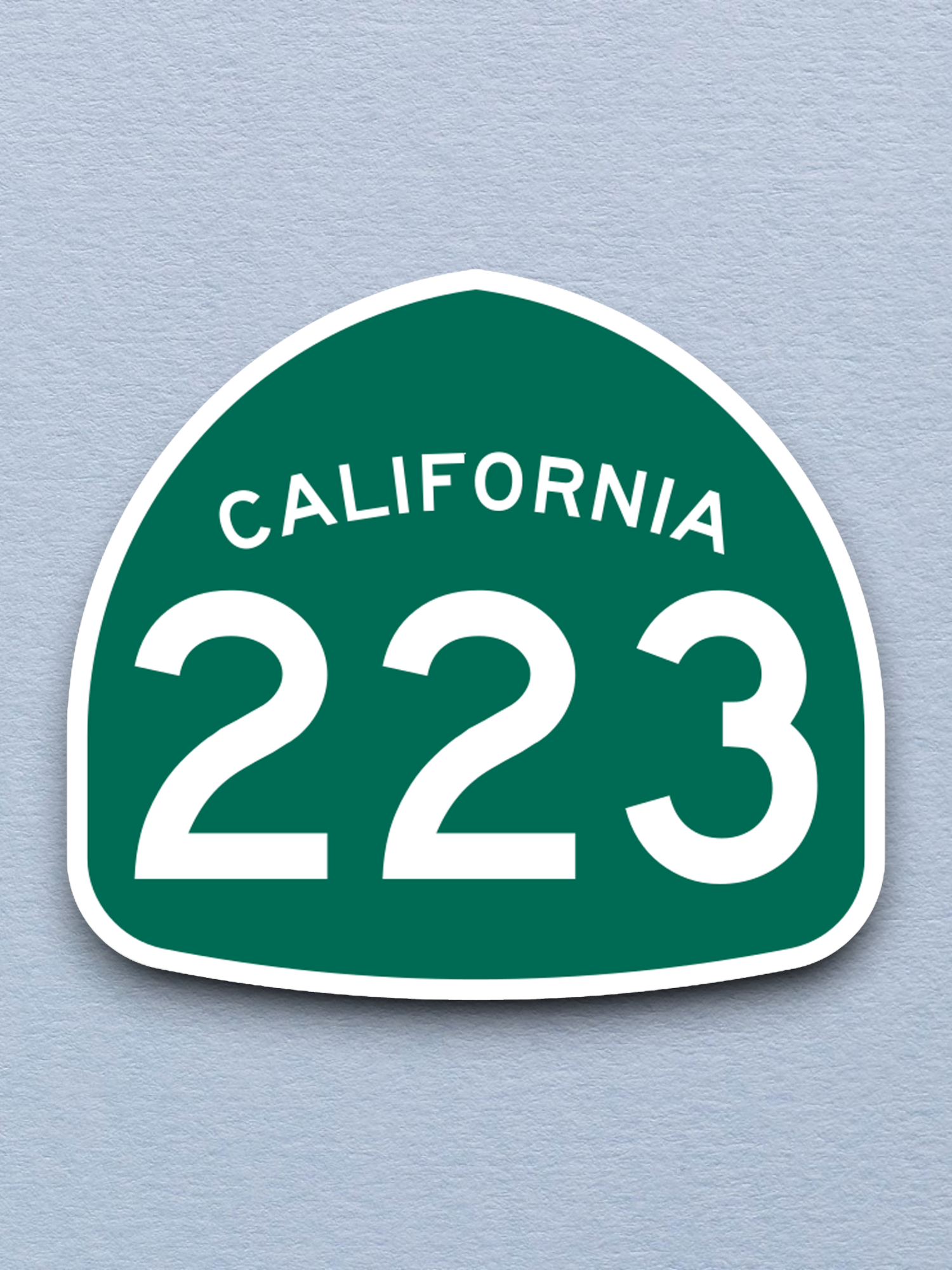 California State Route 223 Road Sign Sticker