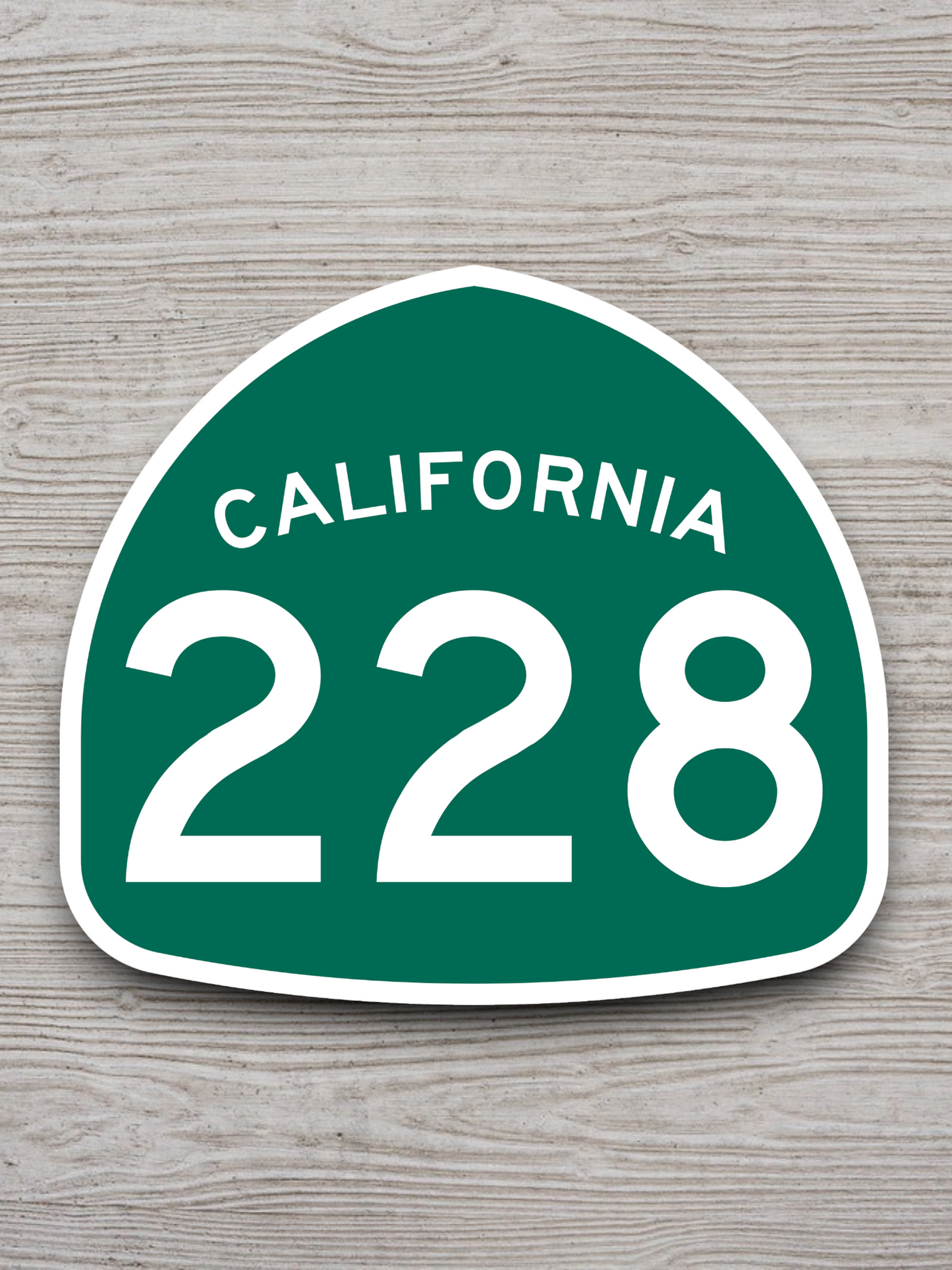 California State Route 228 Road Sign Sticker