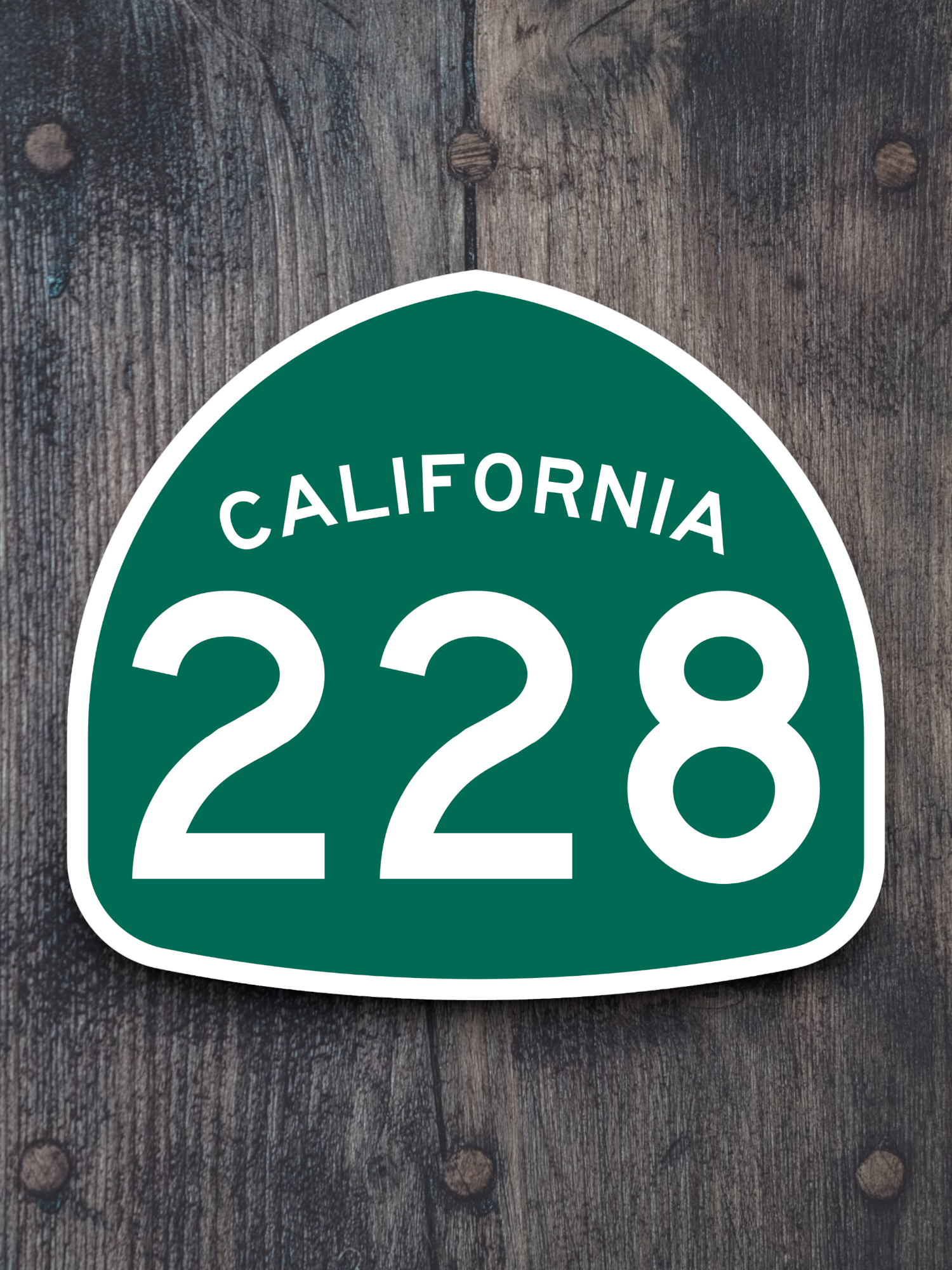 California State Route 228 Road Sign Sticker