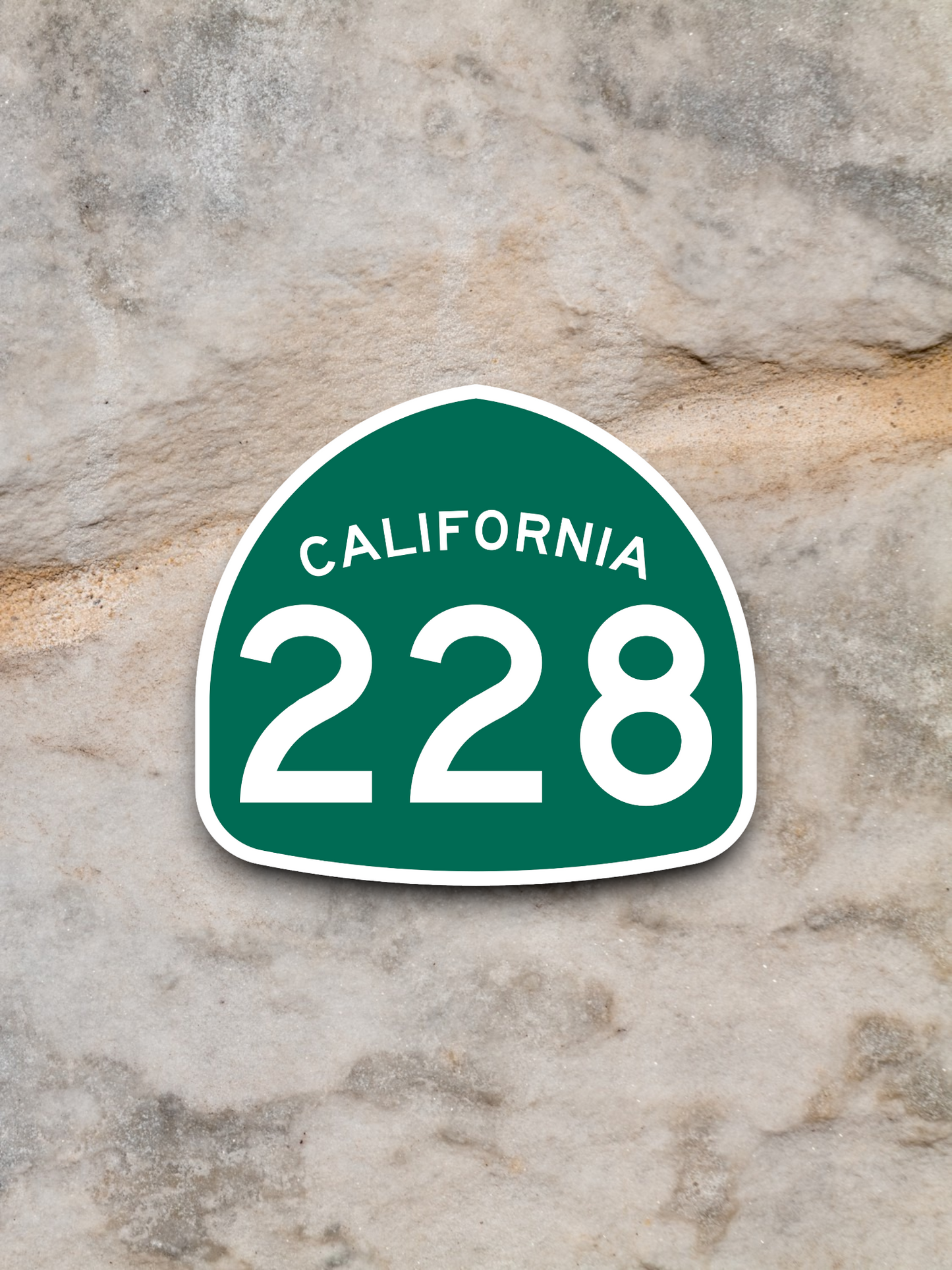 California State Route 228 Road Sign Sticker