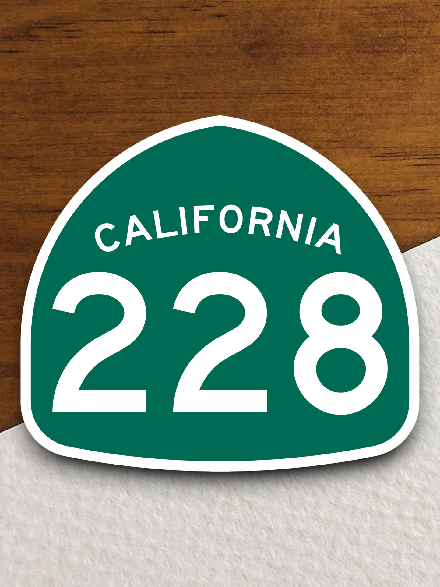 California State Route 228 Road Sign Sticker