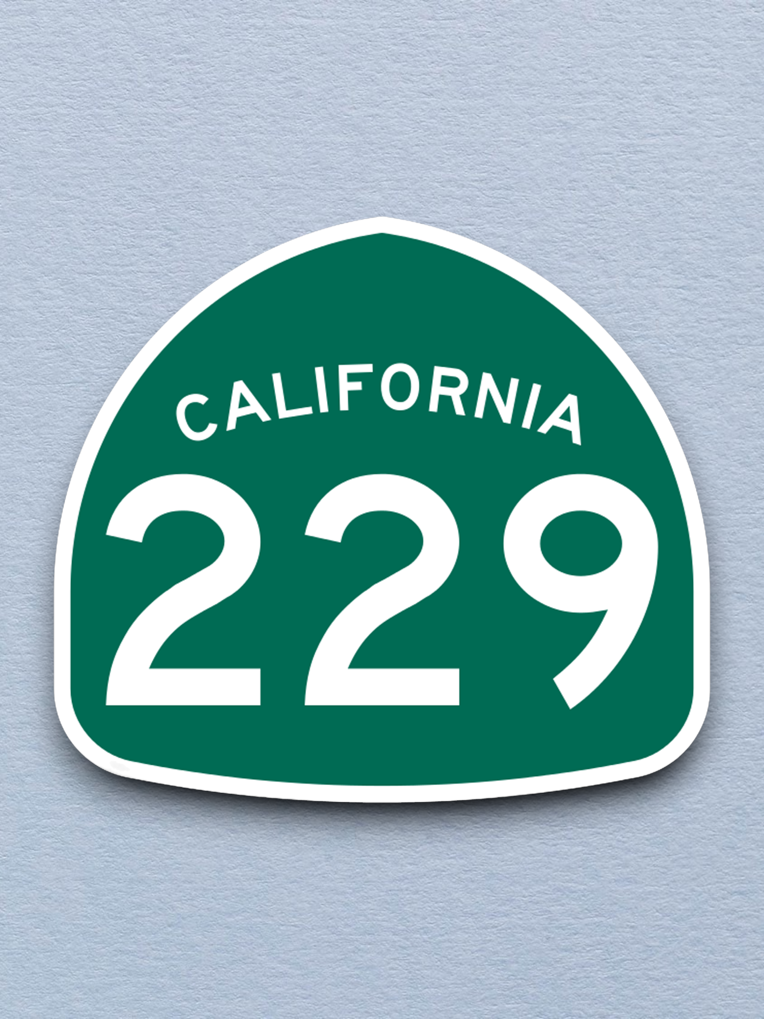 California State Route 229 Road Sign Sticker