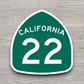 California State Route 22 Sticker