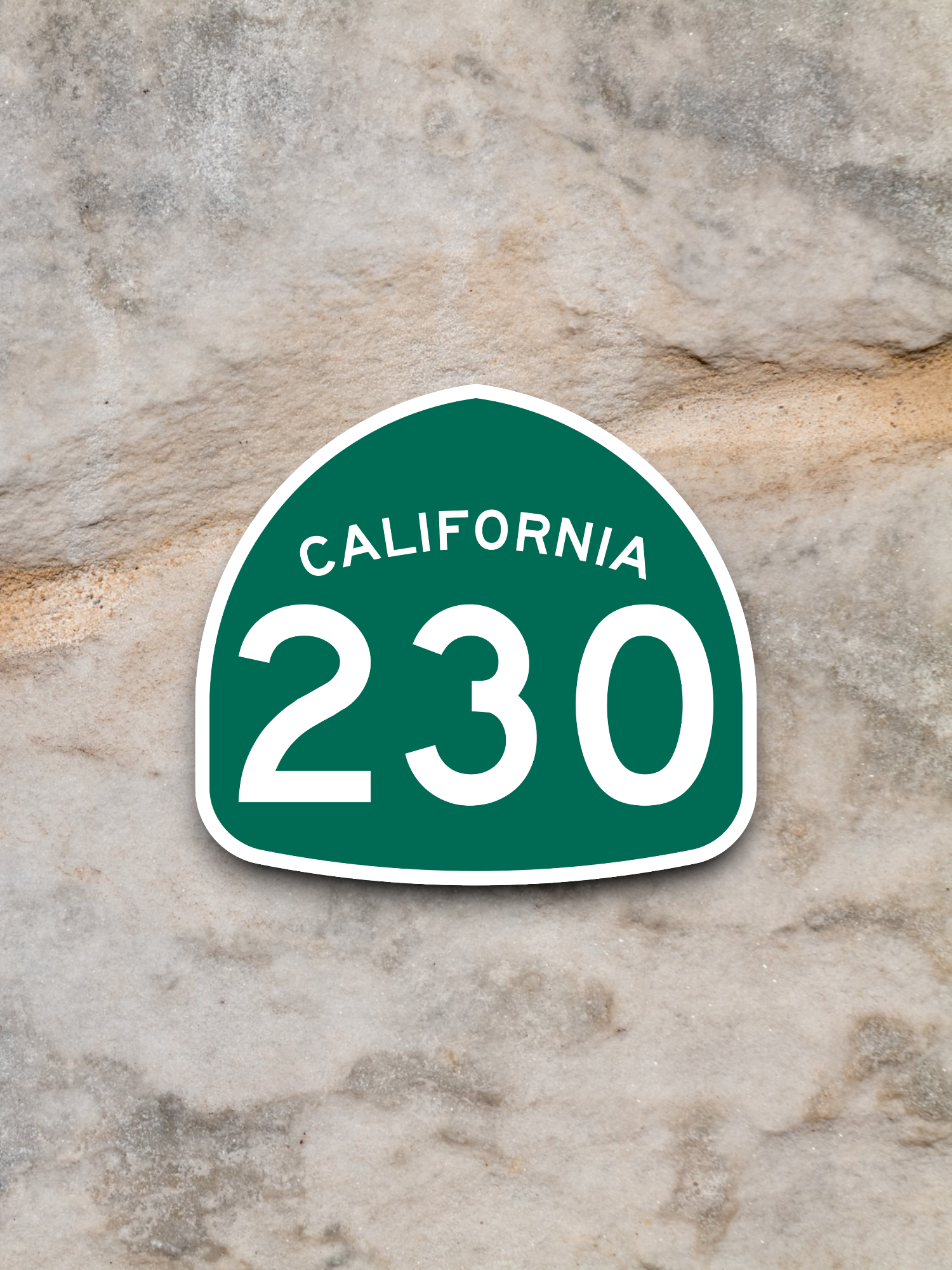 California State Route 230 Road Sign Sticker
