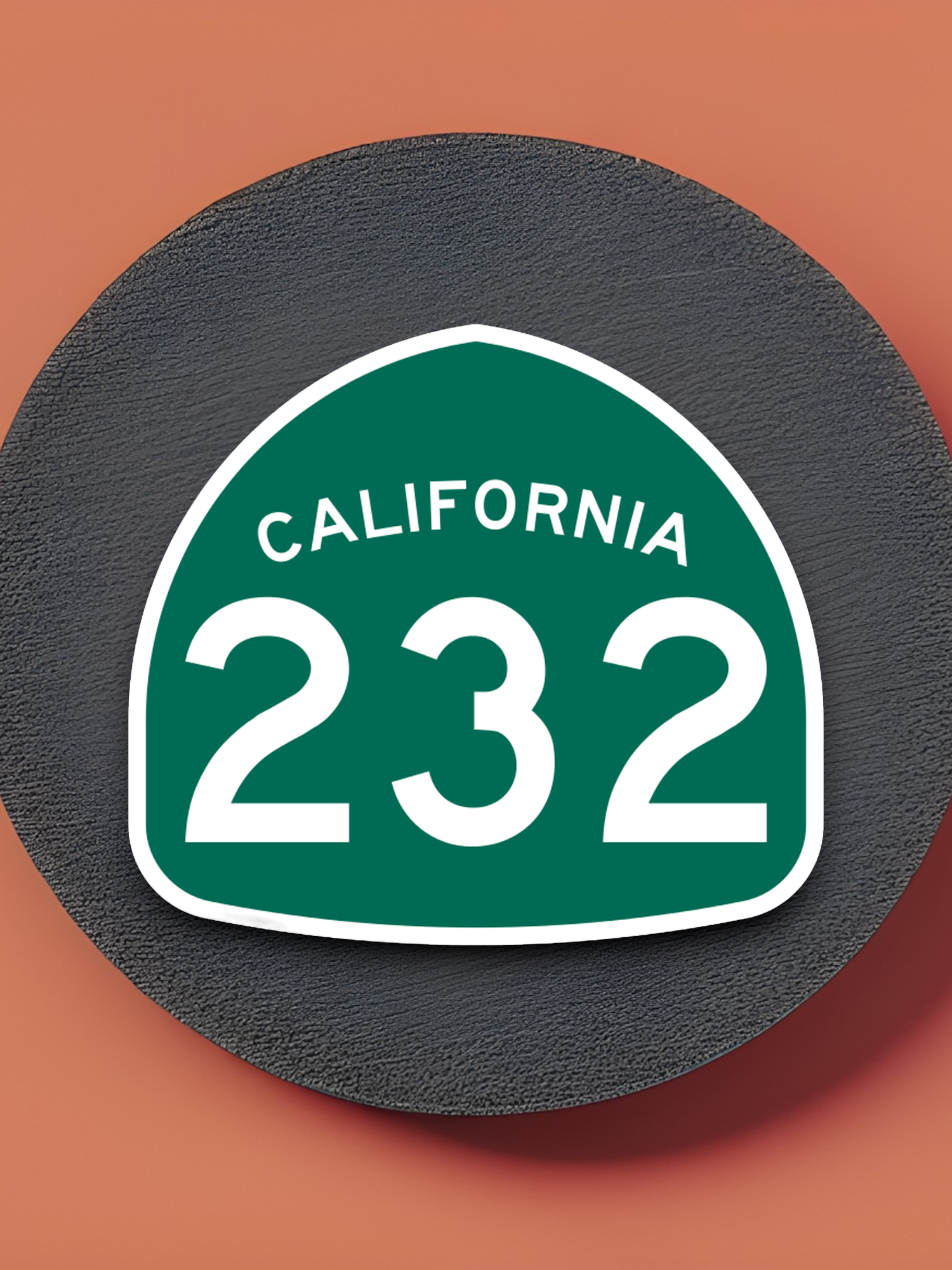 California State Route 232 Road Sign Sticker