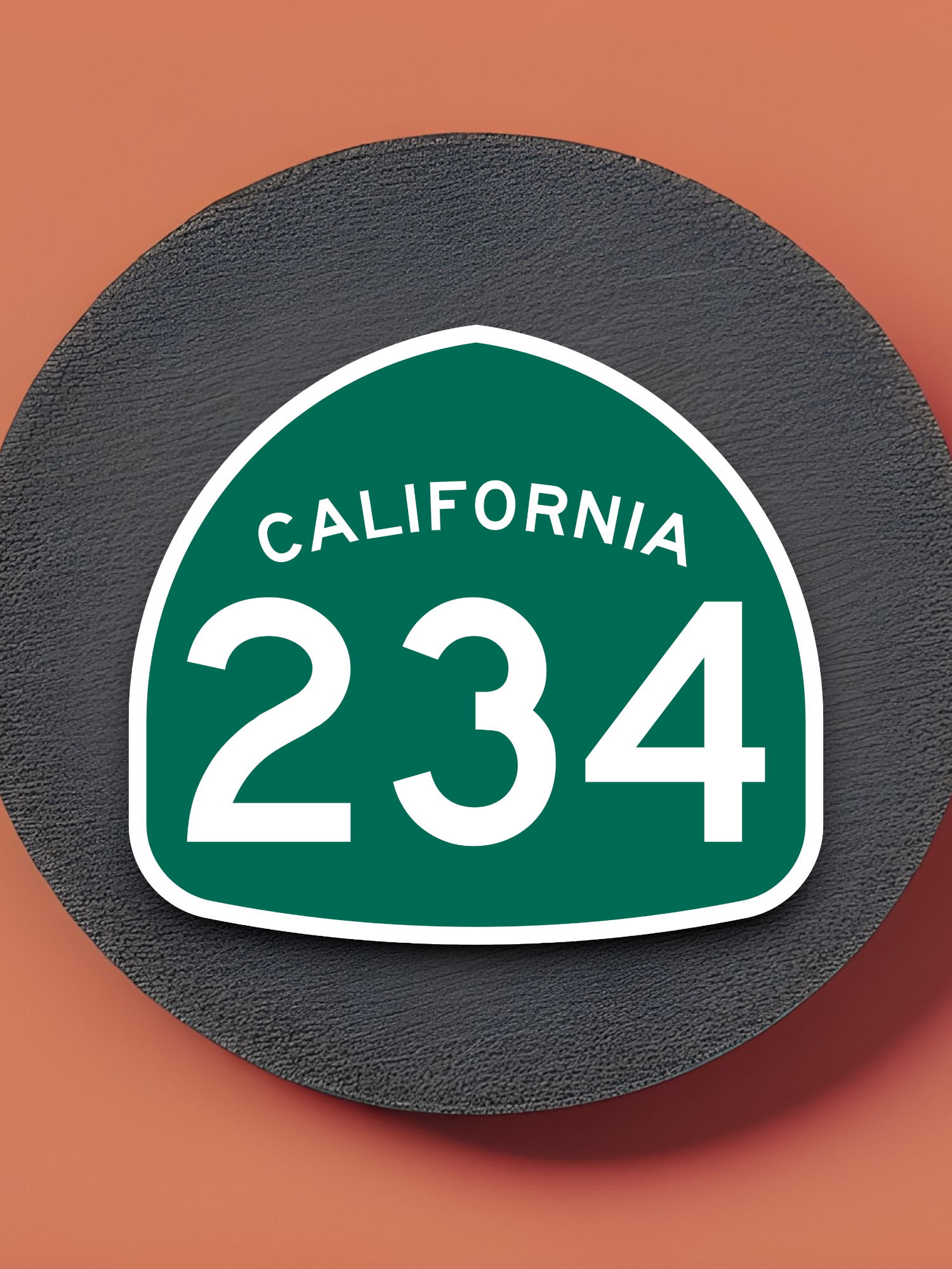California State Route 234 Road Sign Sticker