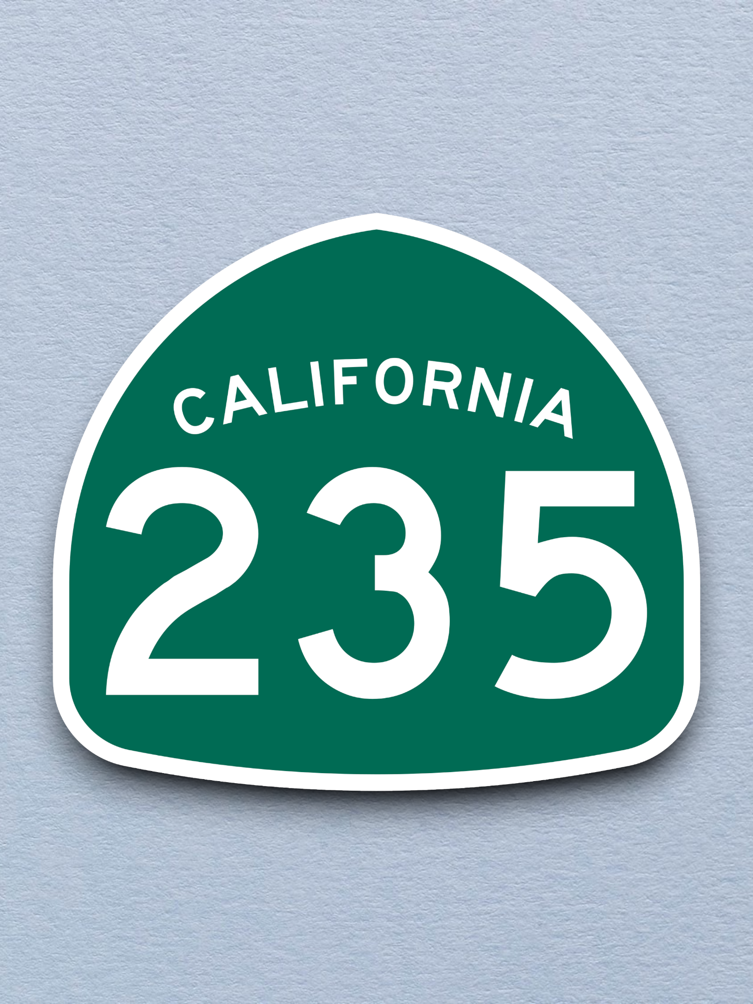 California State Route 235 Road Sign Sticker