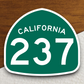 California State Route 237 Sticker