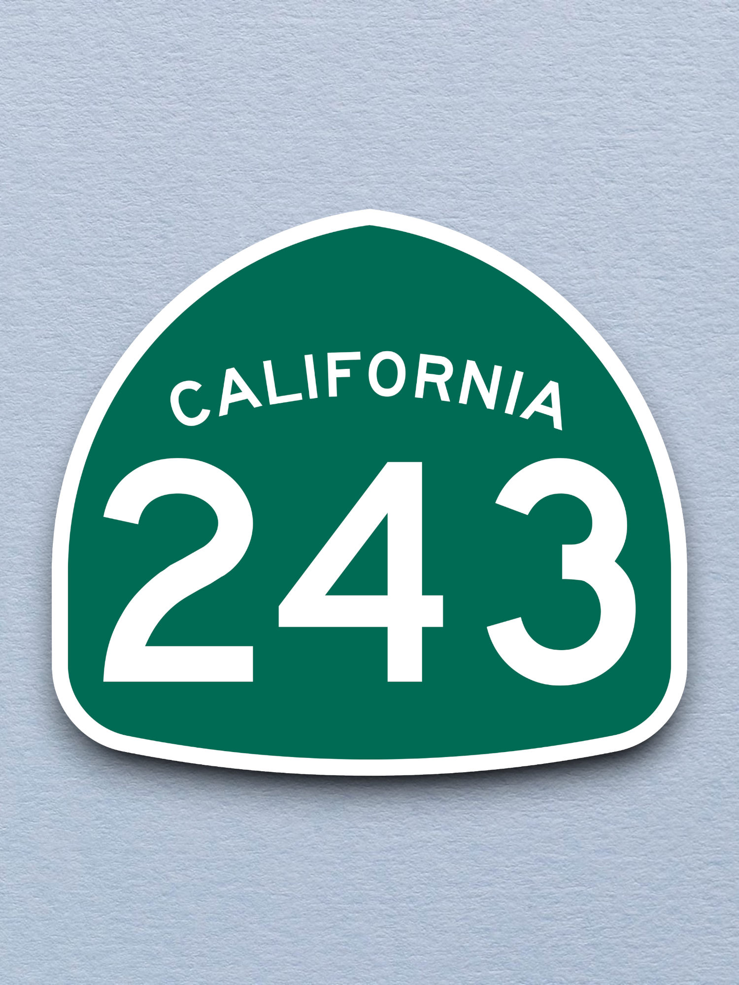 California State Route 243 Sticker