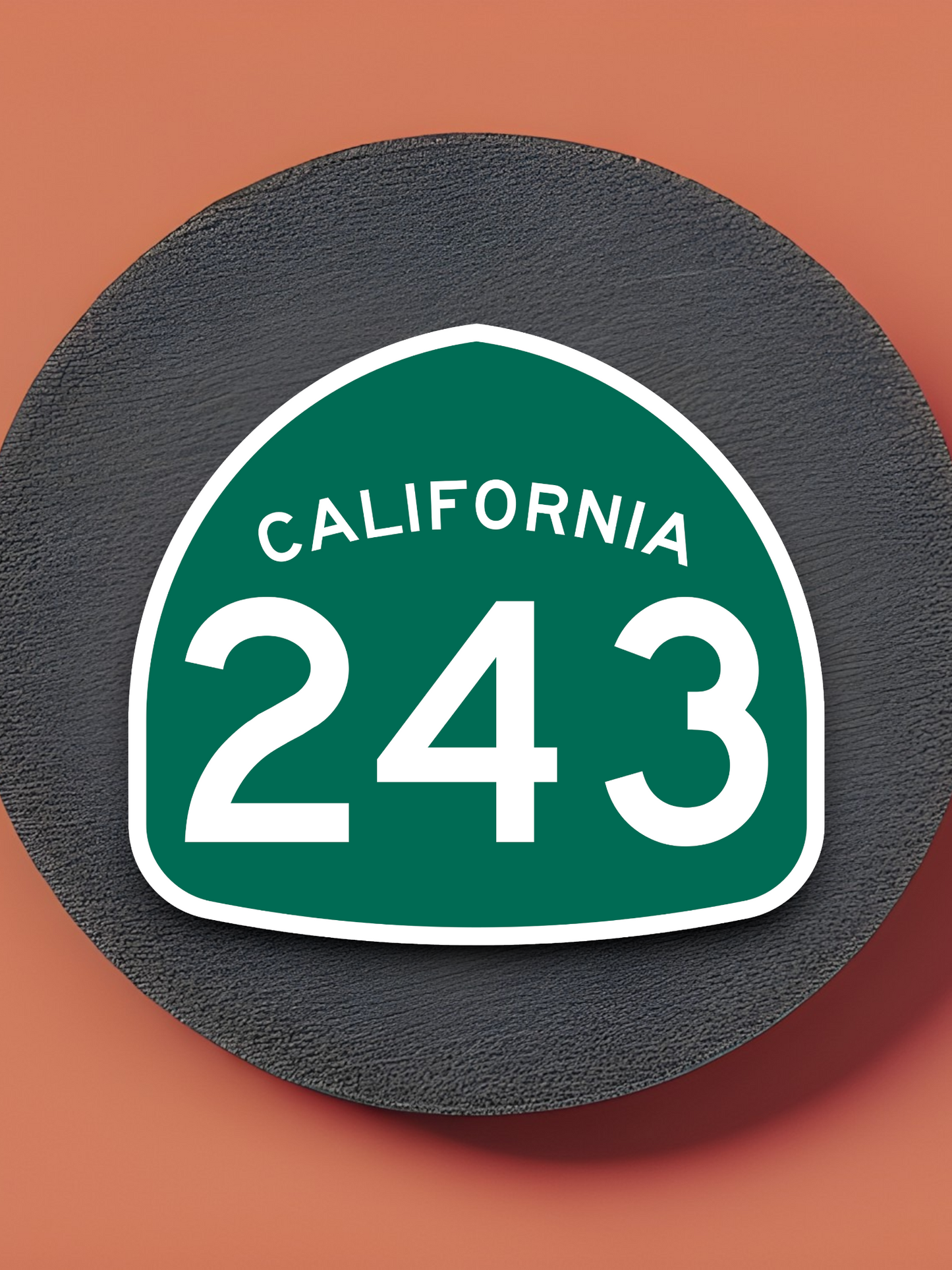 California State Route 243 Sticker