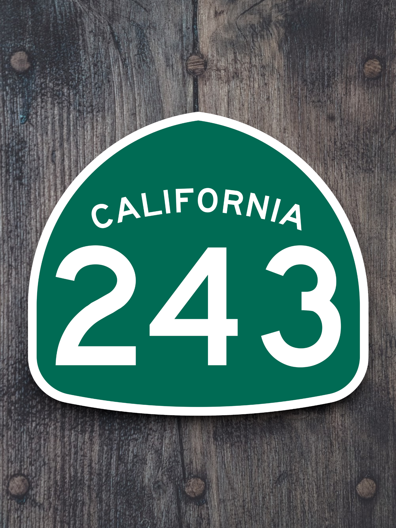 California State Route 243 Sticker