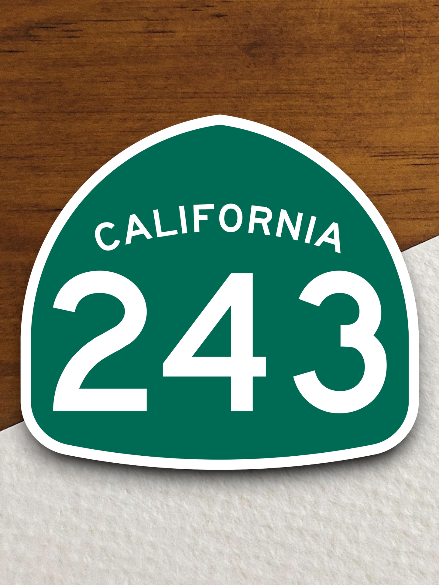 California State Route 243 Sticker