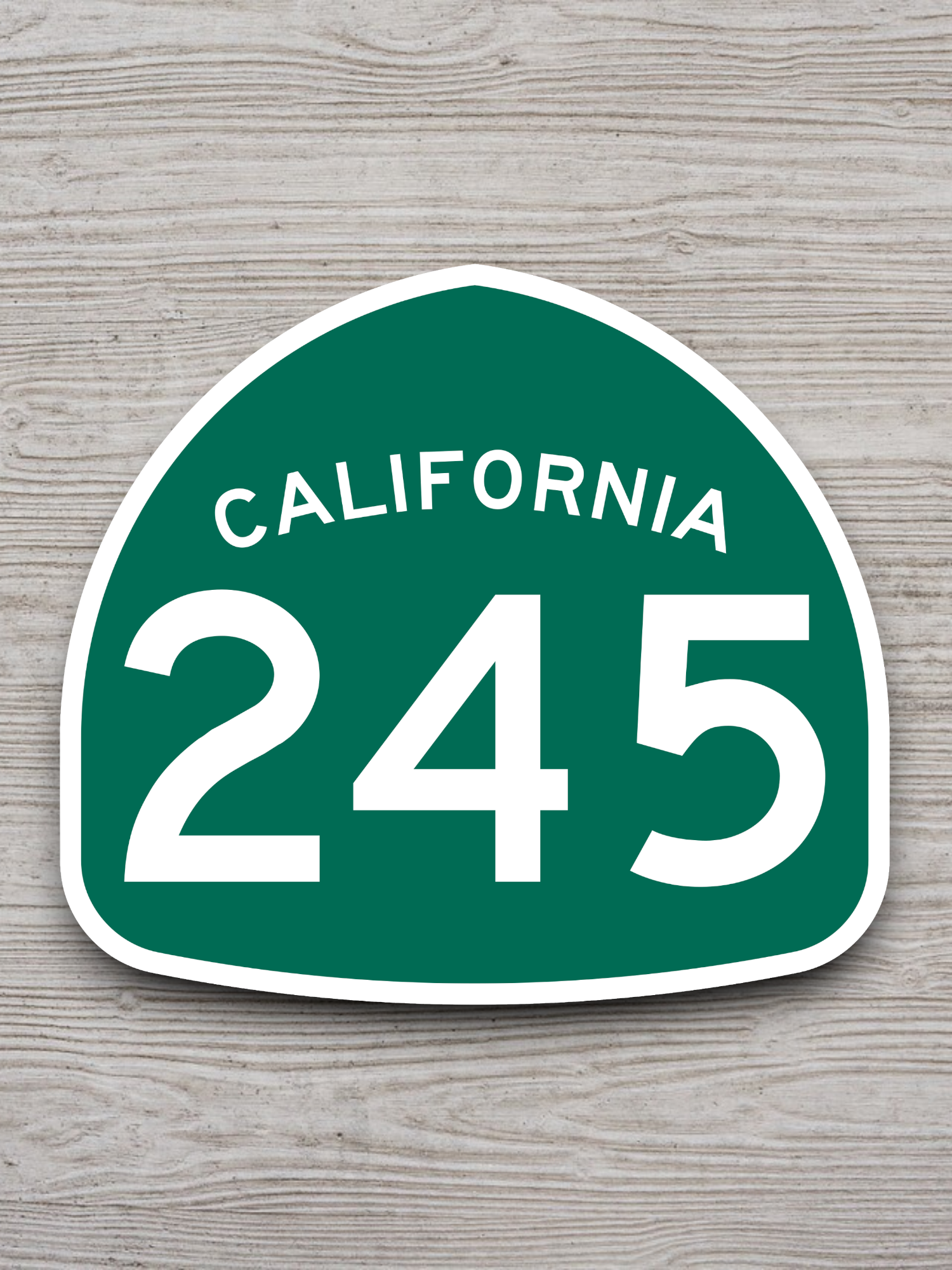 California State Route 245 Sticker