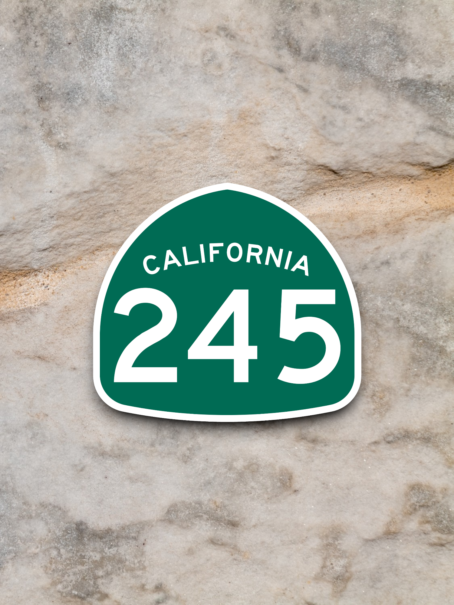 California State Route 245 Sticker