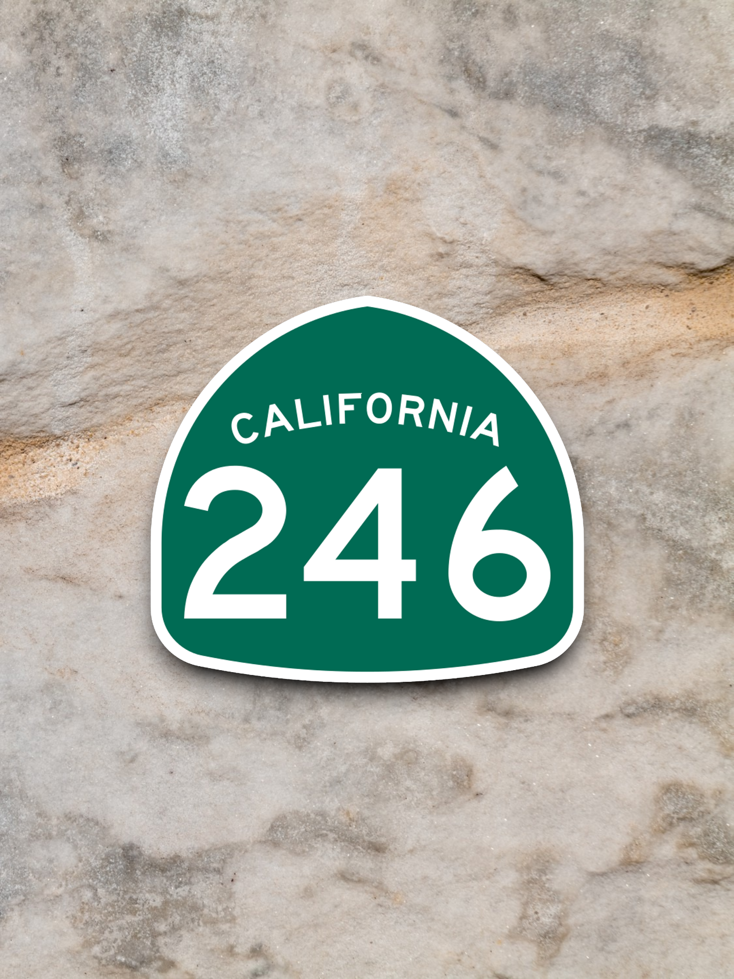 California State Route 246 Road Sign Sticker