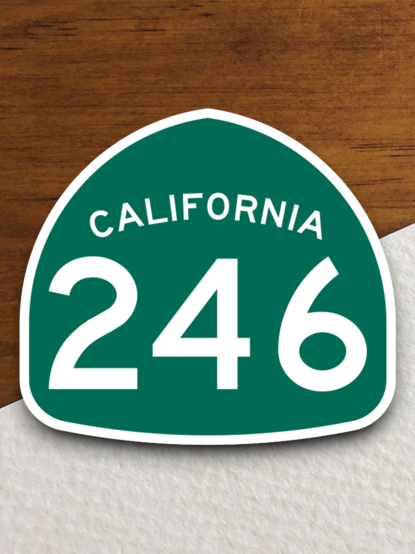 California State Route 246 Road Sign Sticker