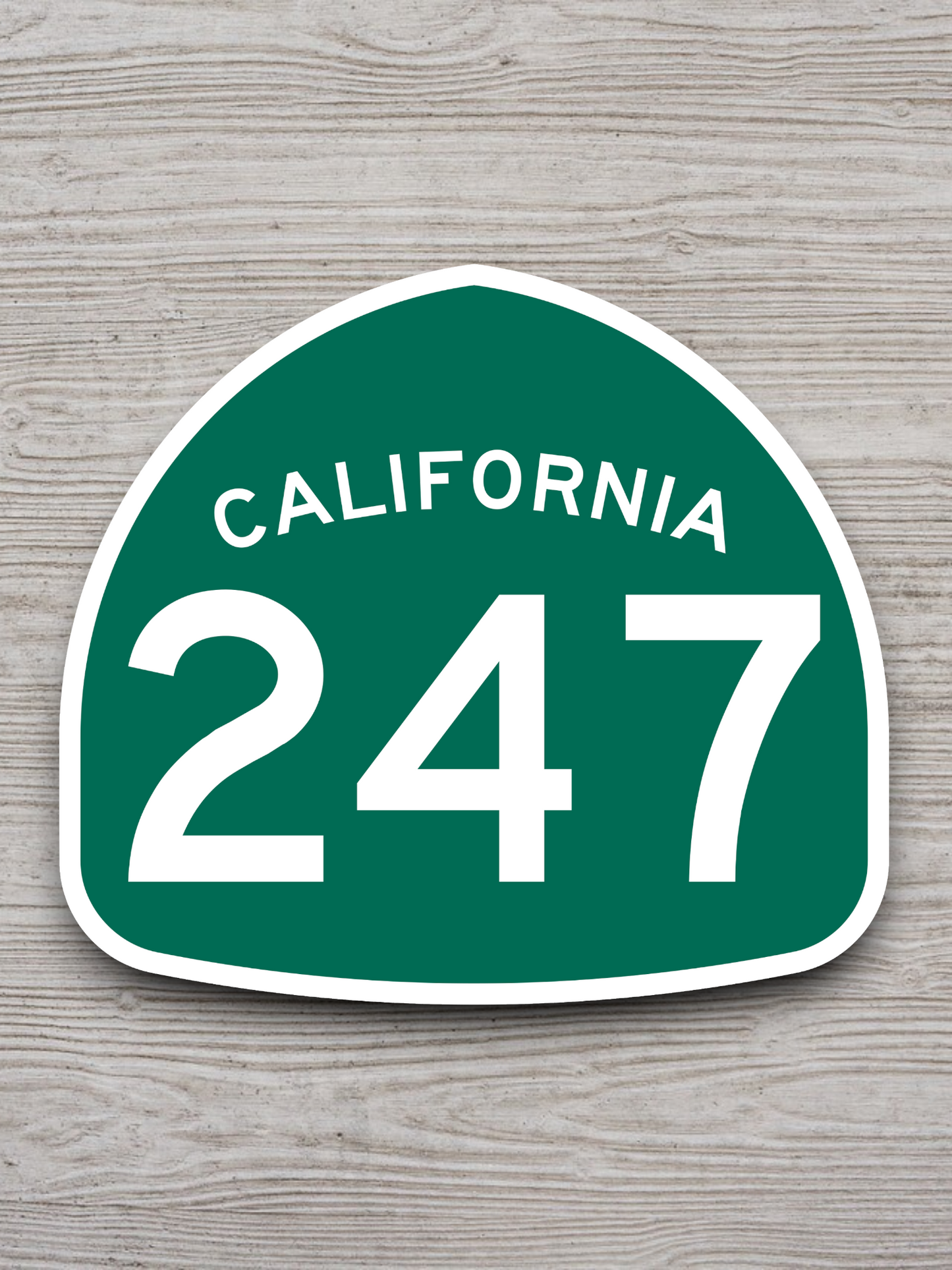 California State Route 247 Sticker