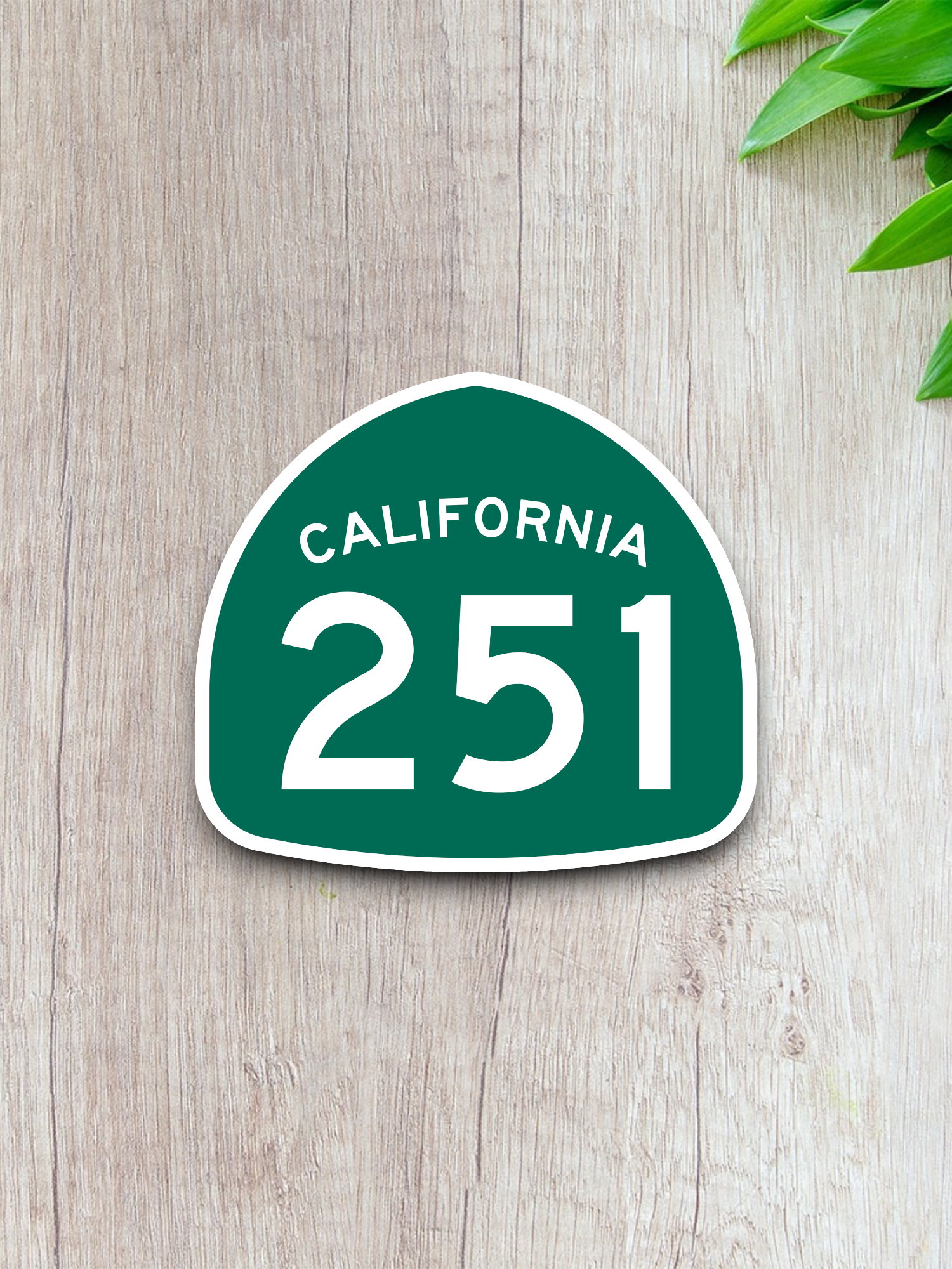 California State Route 251 Road Sign Sticker