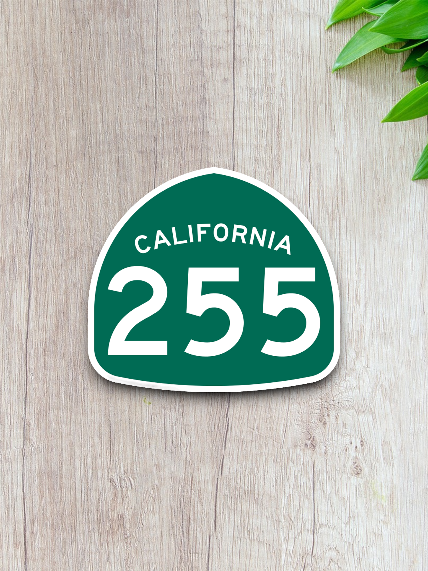 California State Route 255 Road Sign Sticker