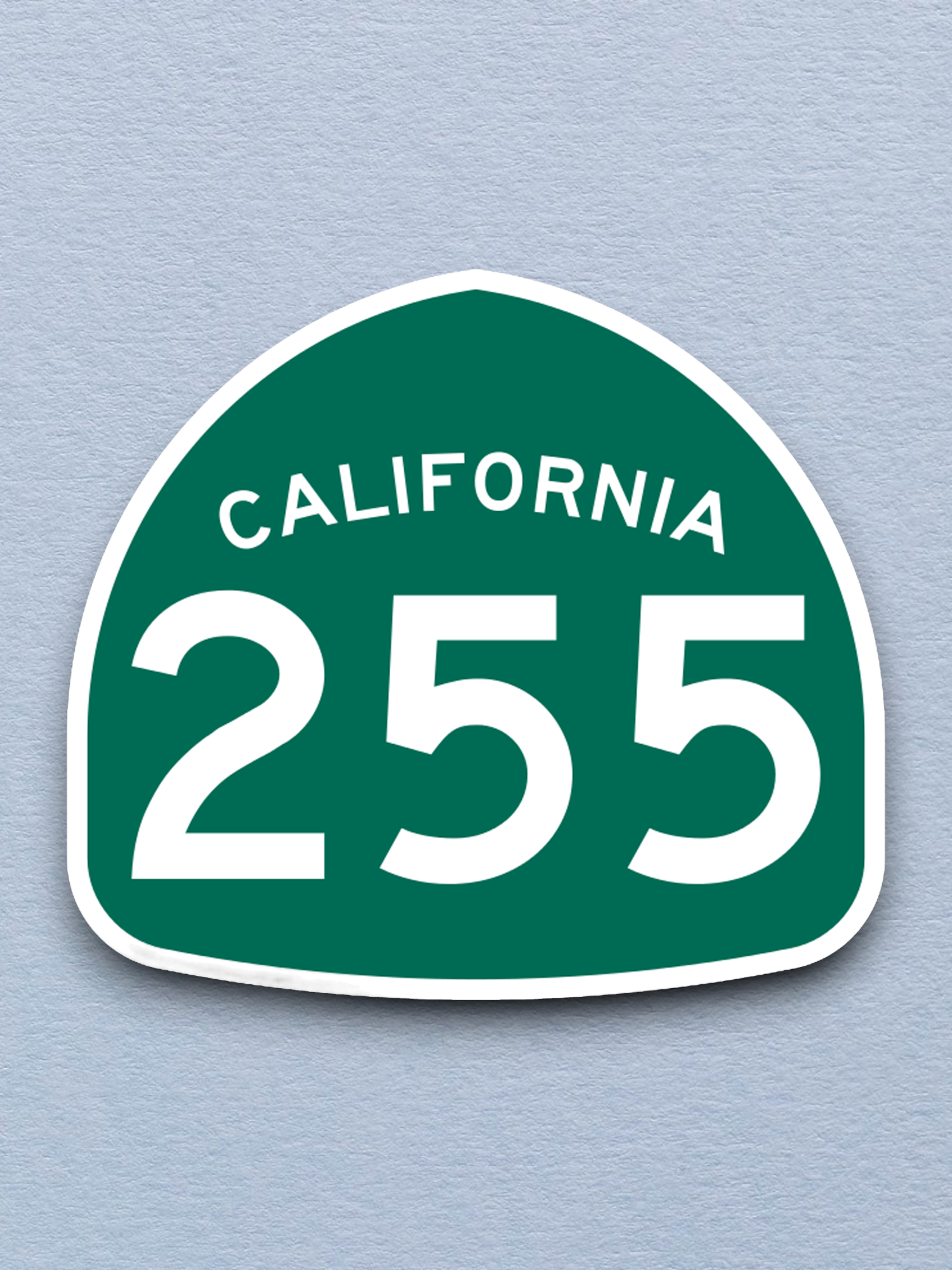 California State Route 255 Road Sign Sticker