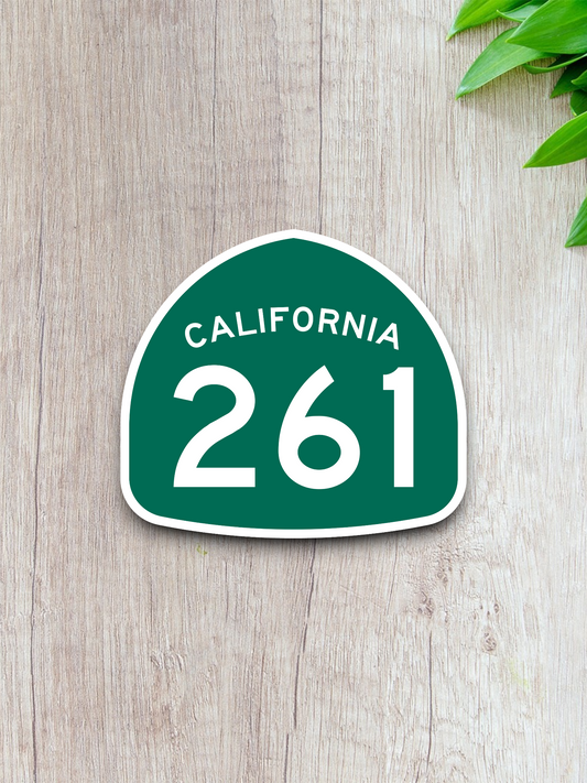 California State Route 261 Sticker