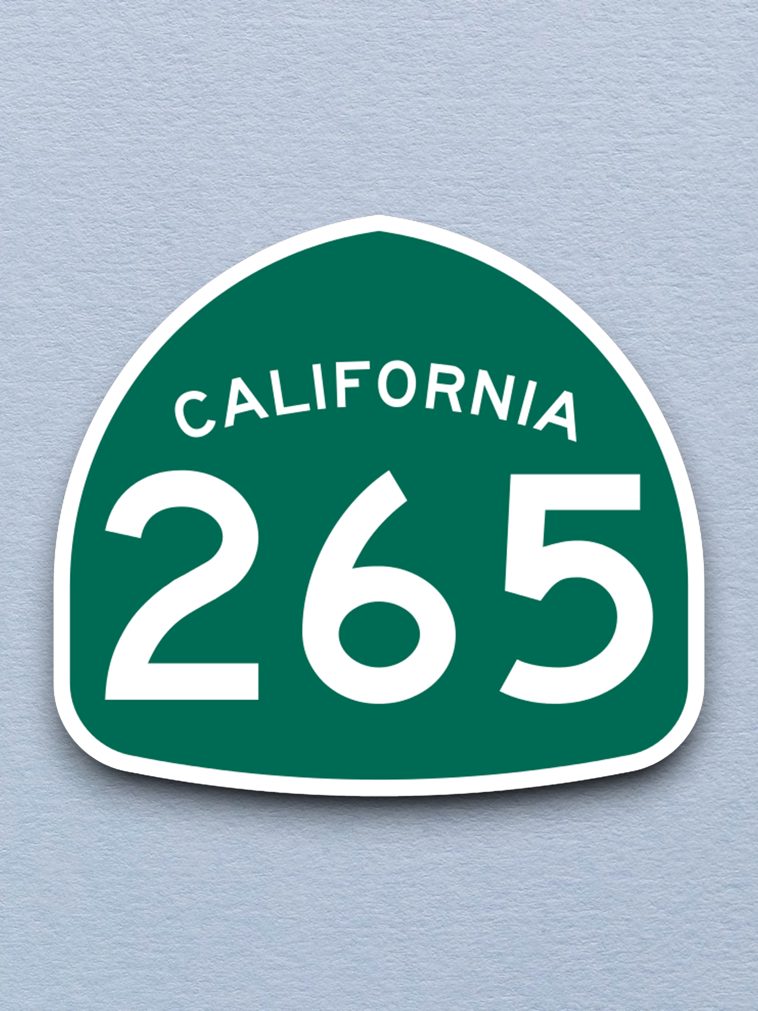 California State Route 265 Road Sign Sticker