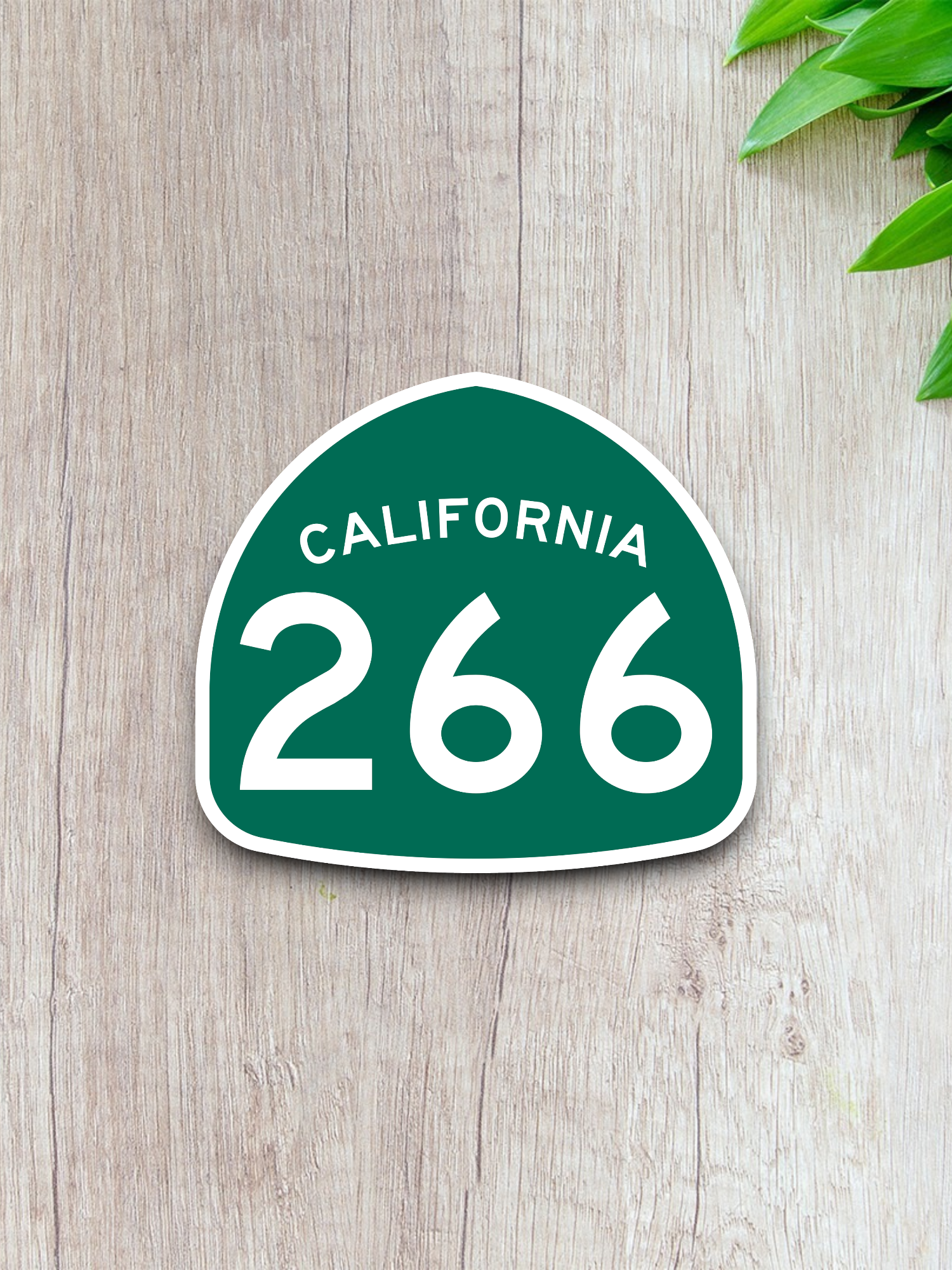 California State Route 266 Sticker