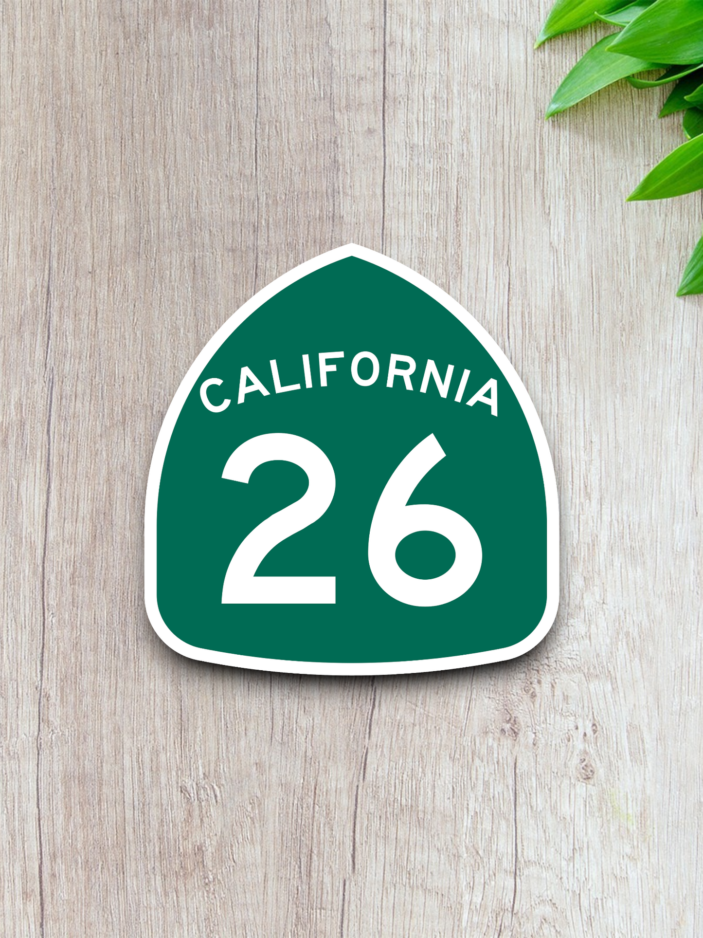 California State Route 26 Sticker