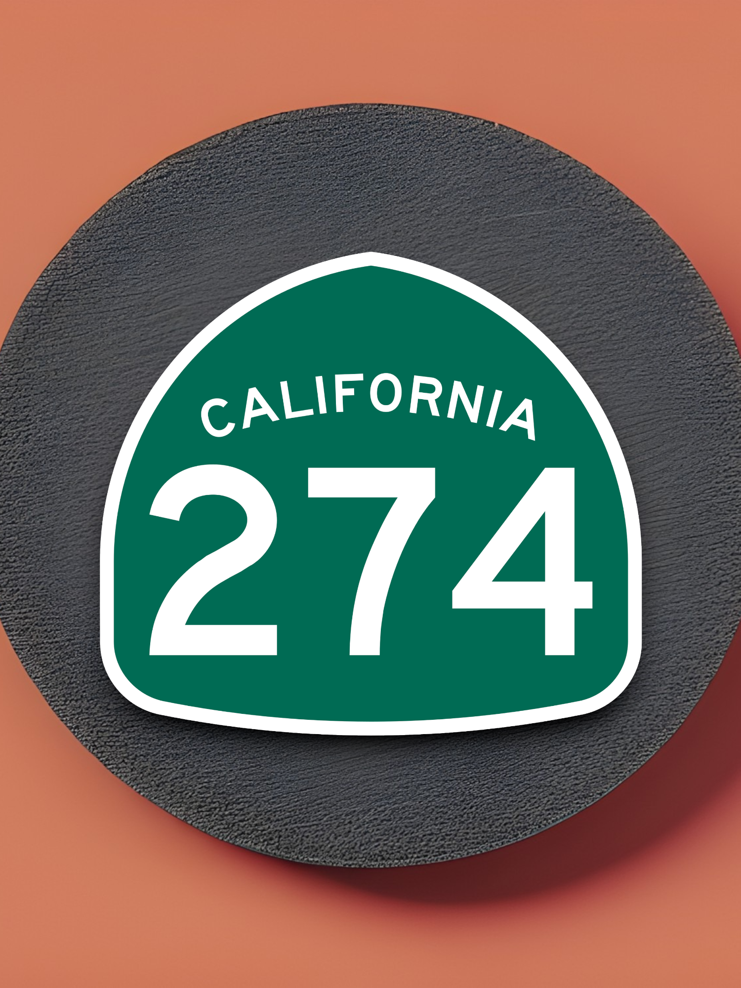 California State Route 274 Road Sign Sticker