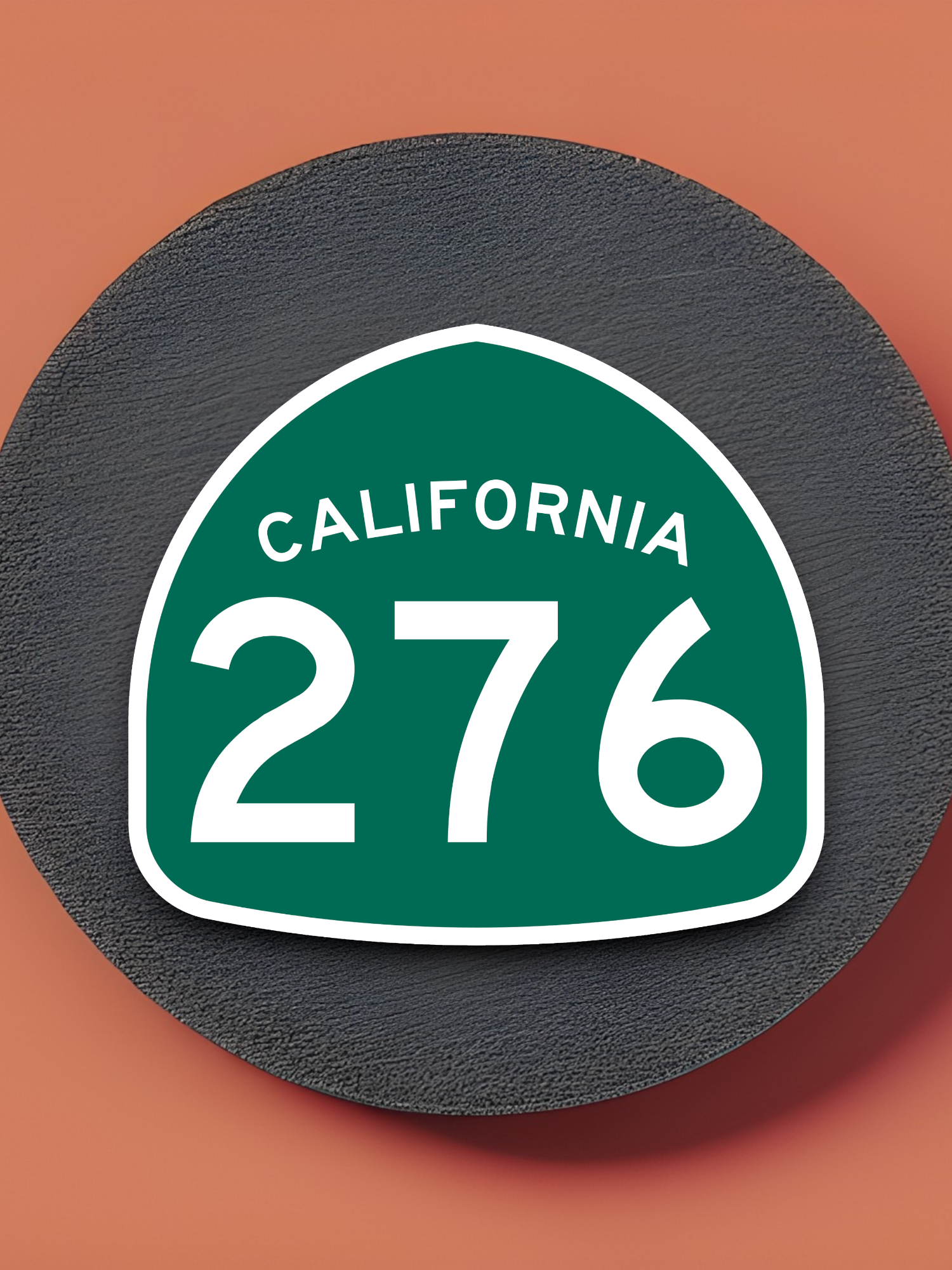 California State Route 276 Road Sign Sticker