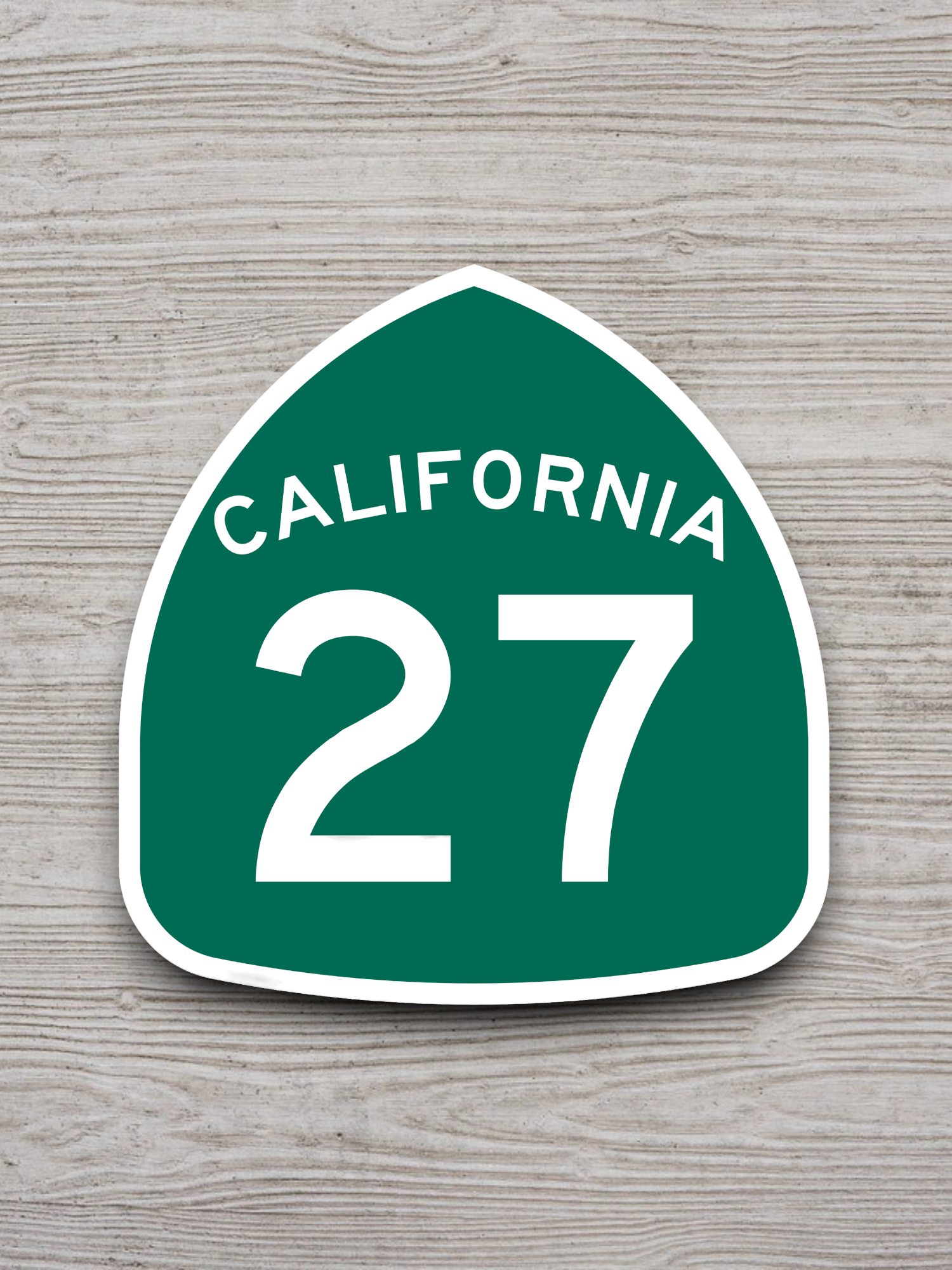 California State Route 27 Sticker
