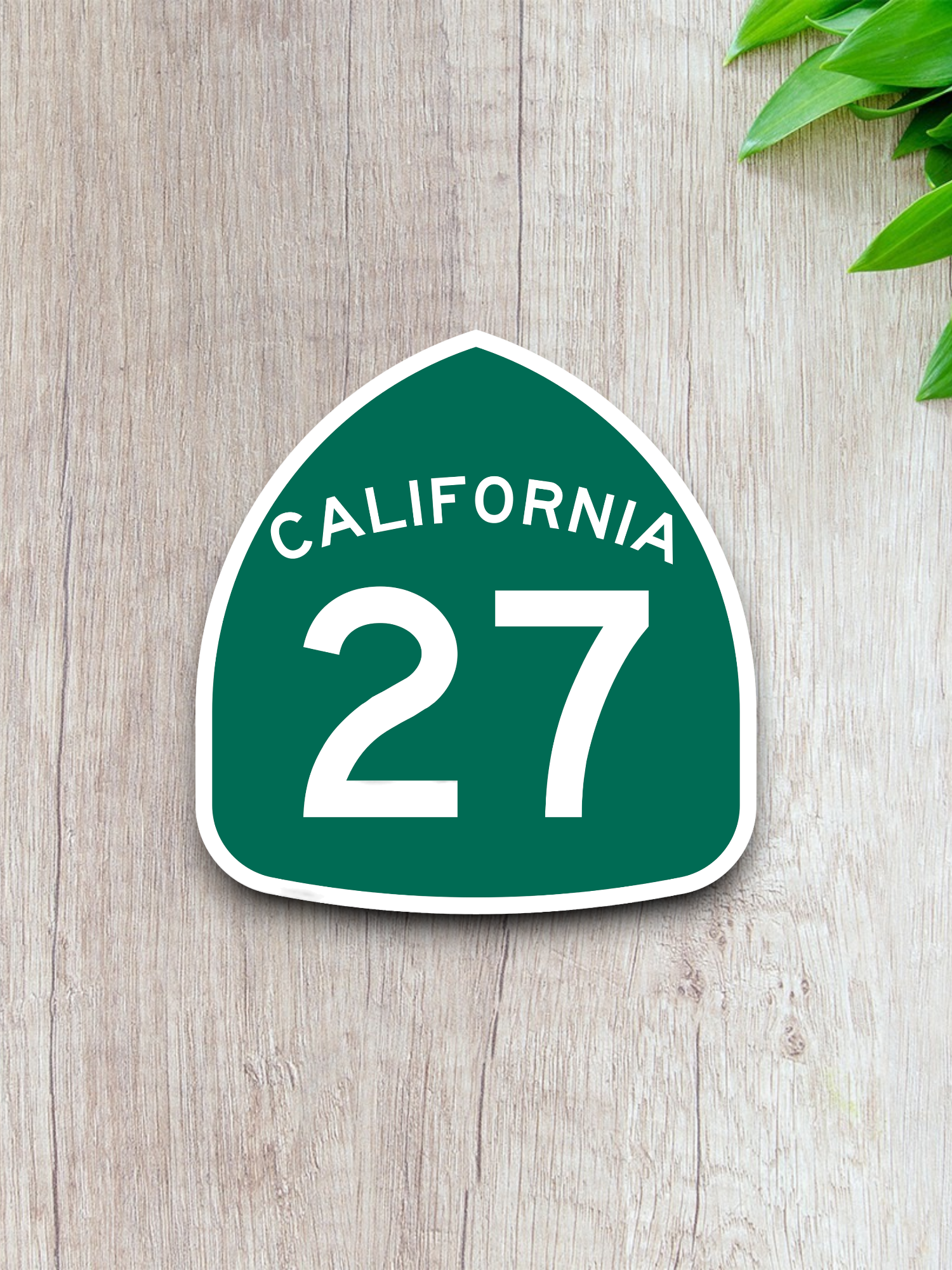 California State Route 27 Sticker