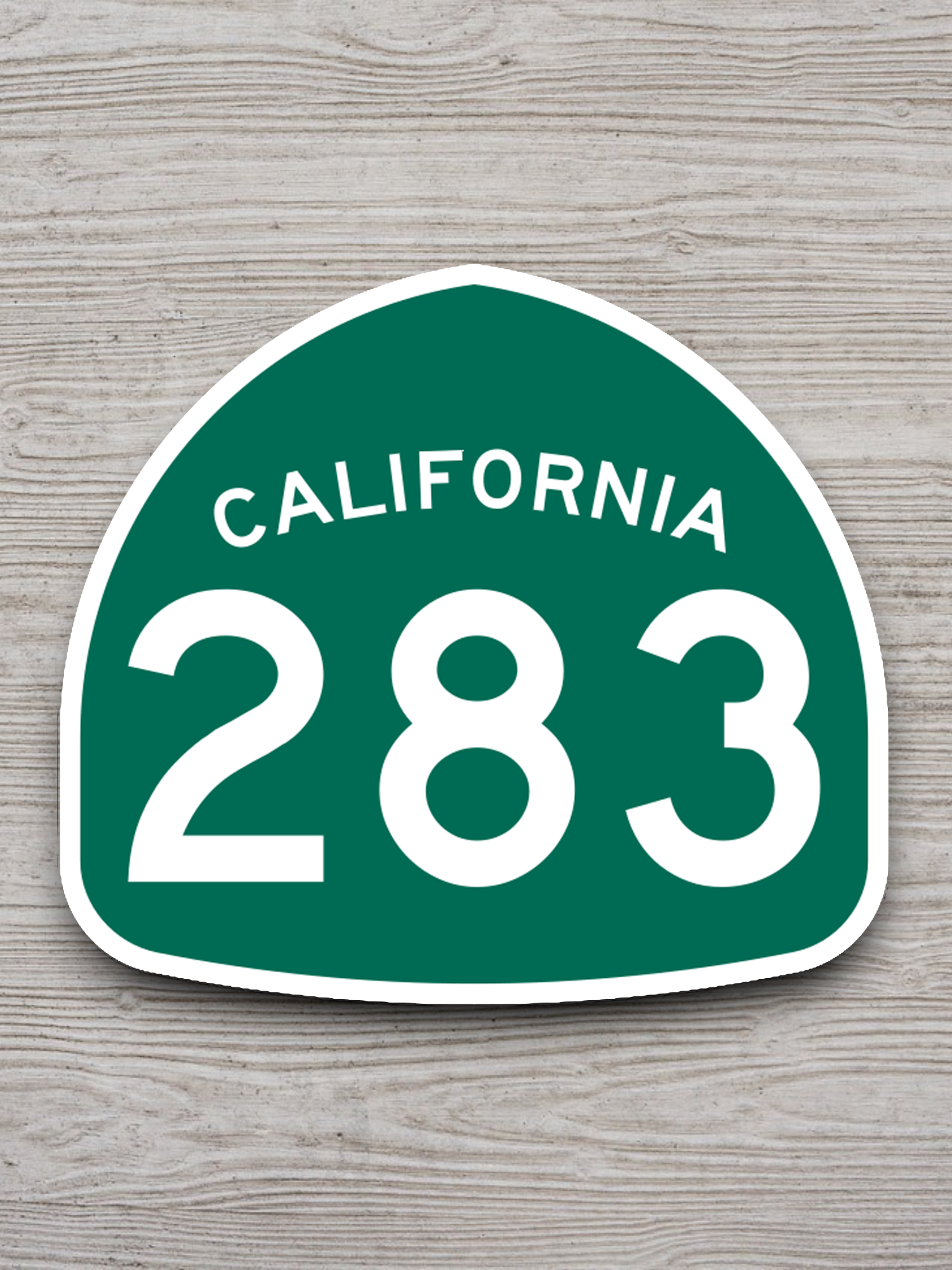 California State Route 283 Road Sign Sticker