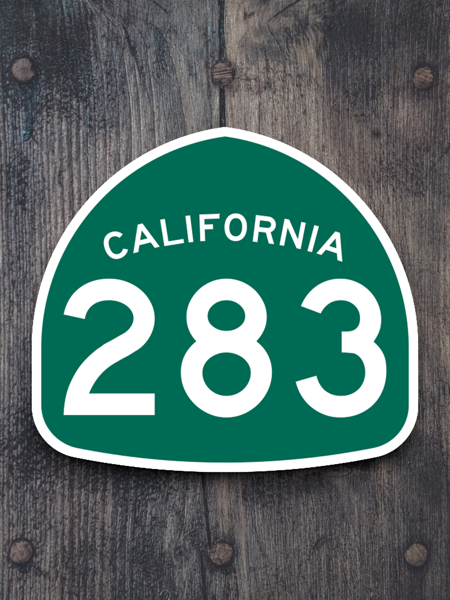 California State Route 283 Road Sign Sticker