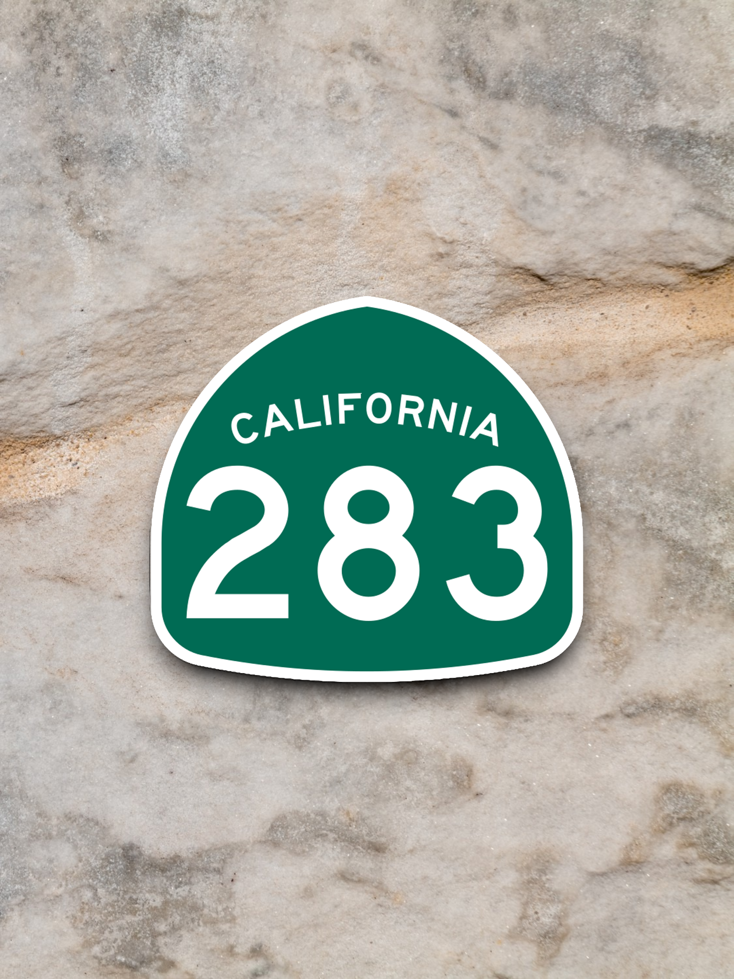California State Route 283 Road Sign Sticker