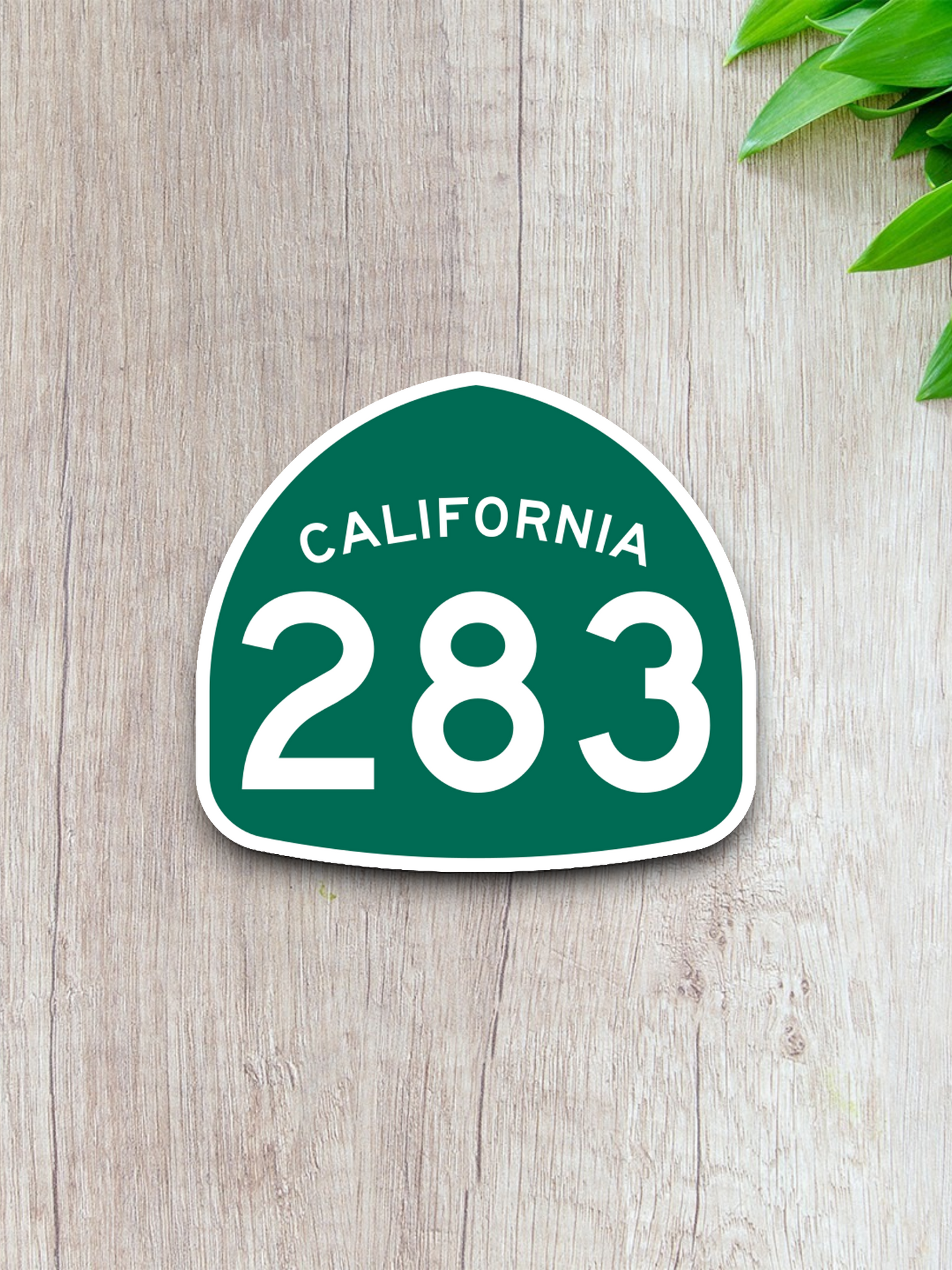 California State Route 283 Road Sign Sticker