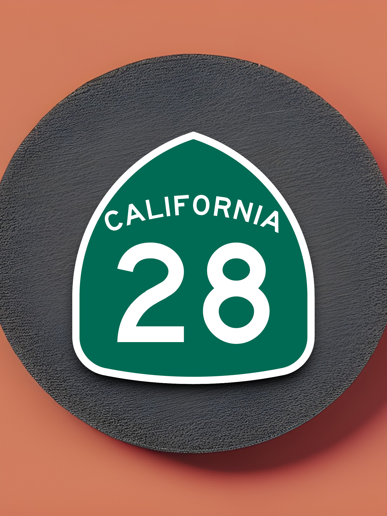 California State Route 28 Sticker