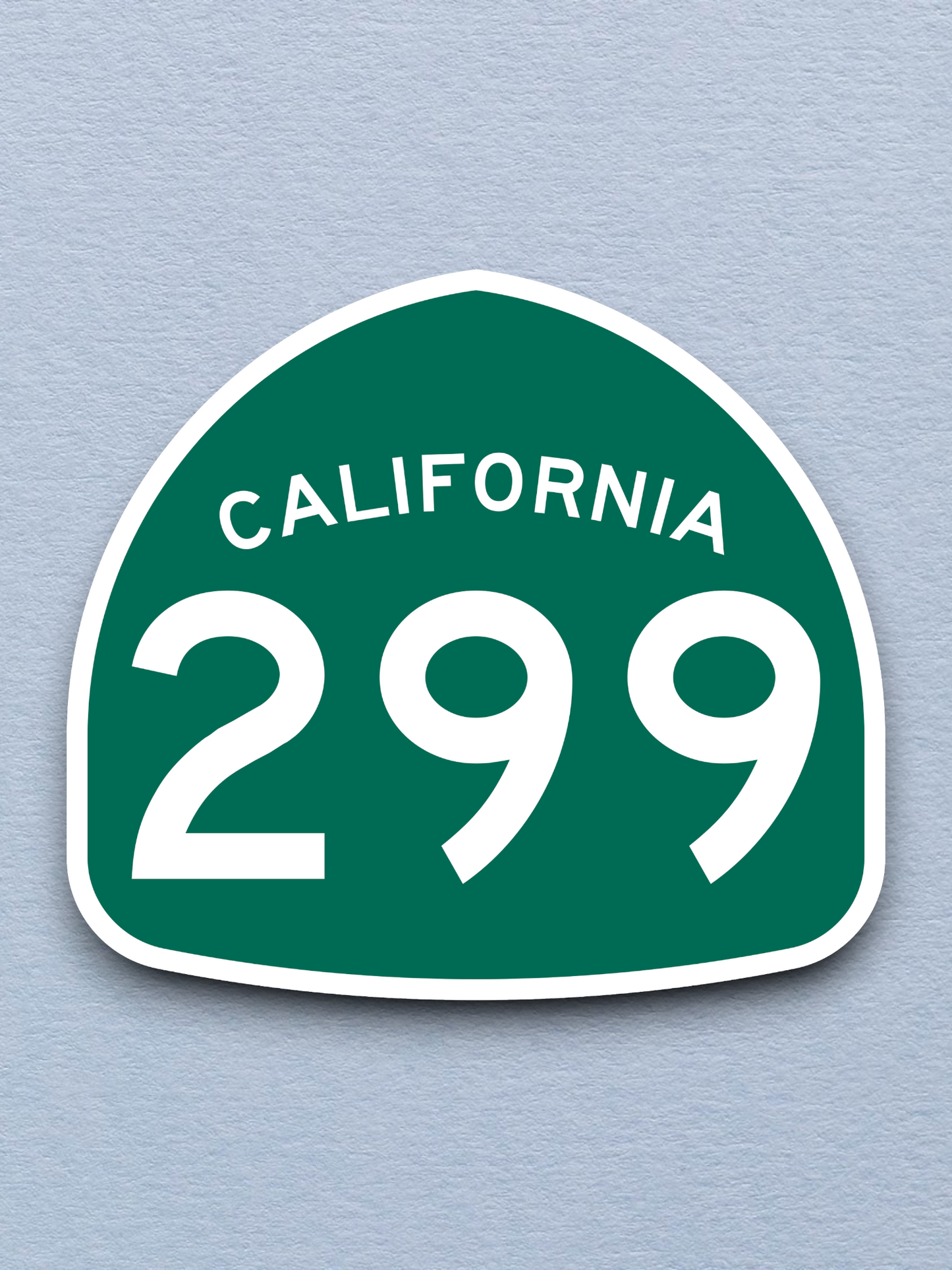 California State Route 299 Sticker