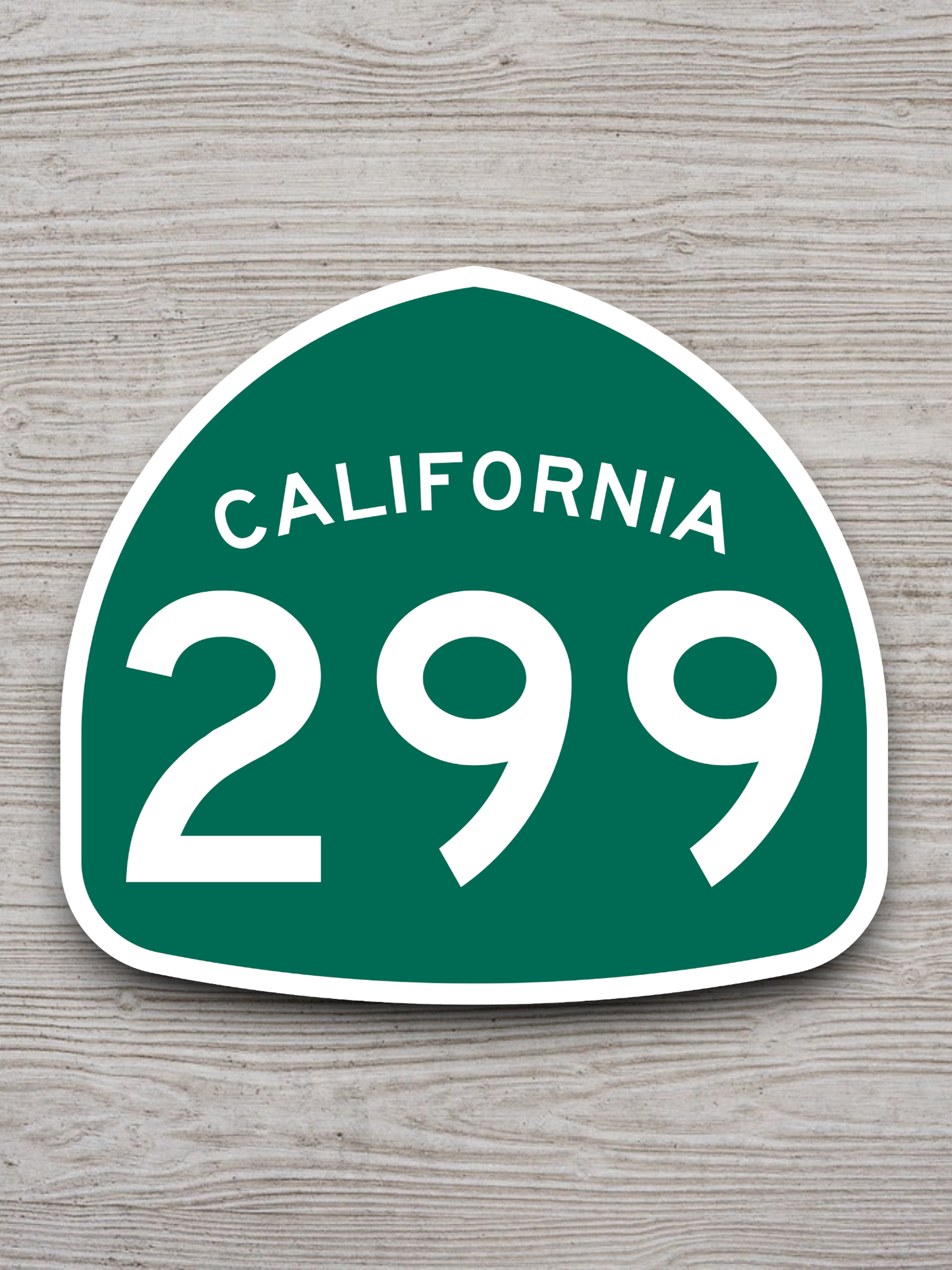 California State Route 299 Sticker