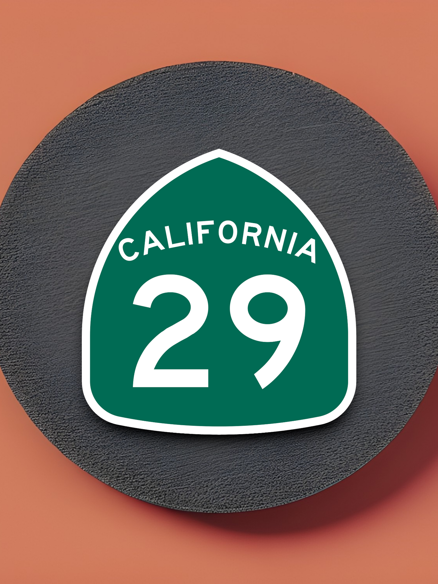 California State Route 29 Sticker