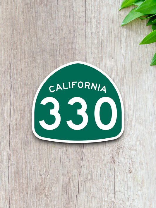 California State Route 330 Sticker