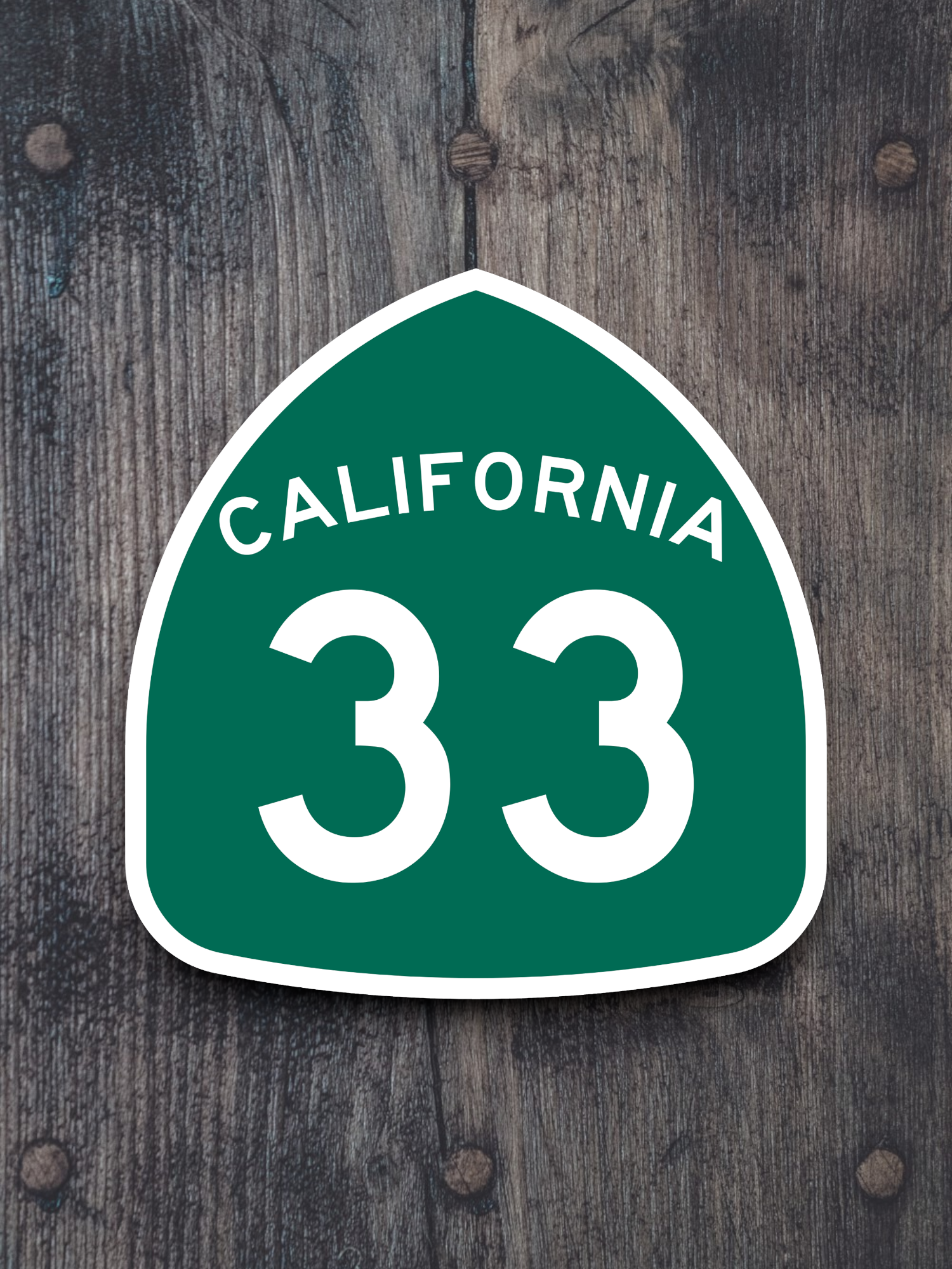 California State Route 33 Sticker